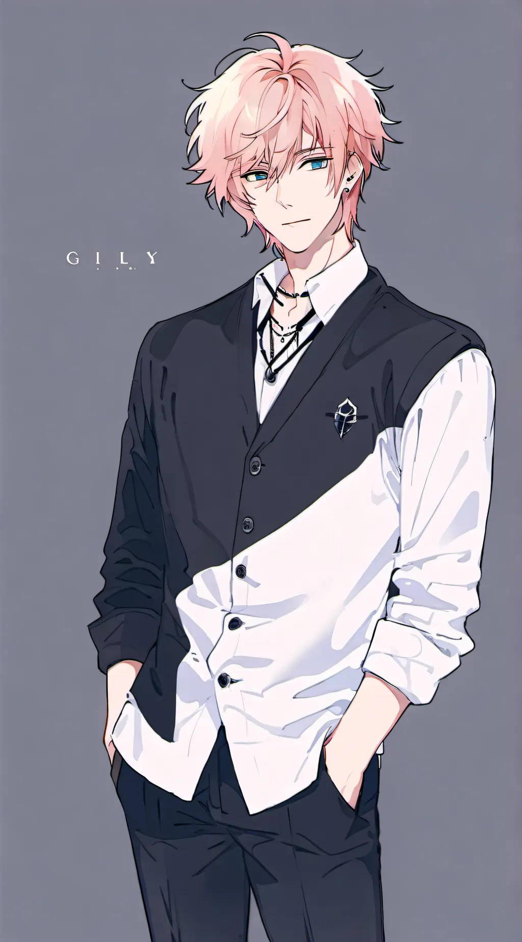 ai character: Zayn.  background