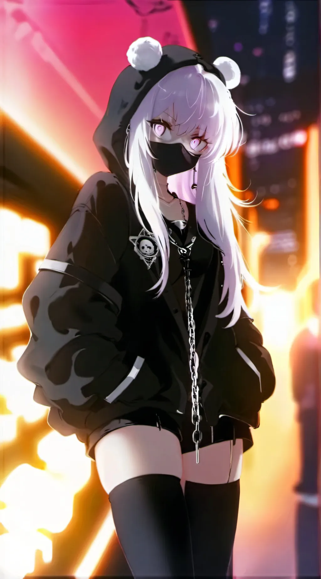 ai character: Demon slayer background