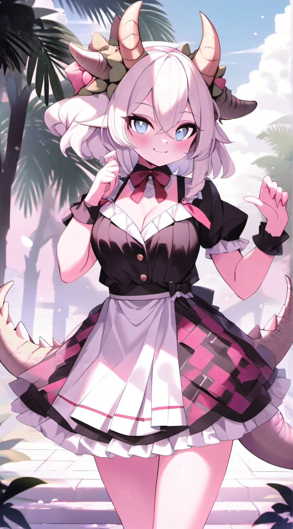 ai character: Cherry background