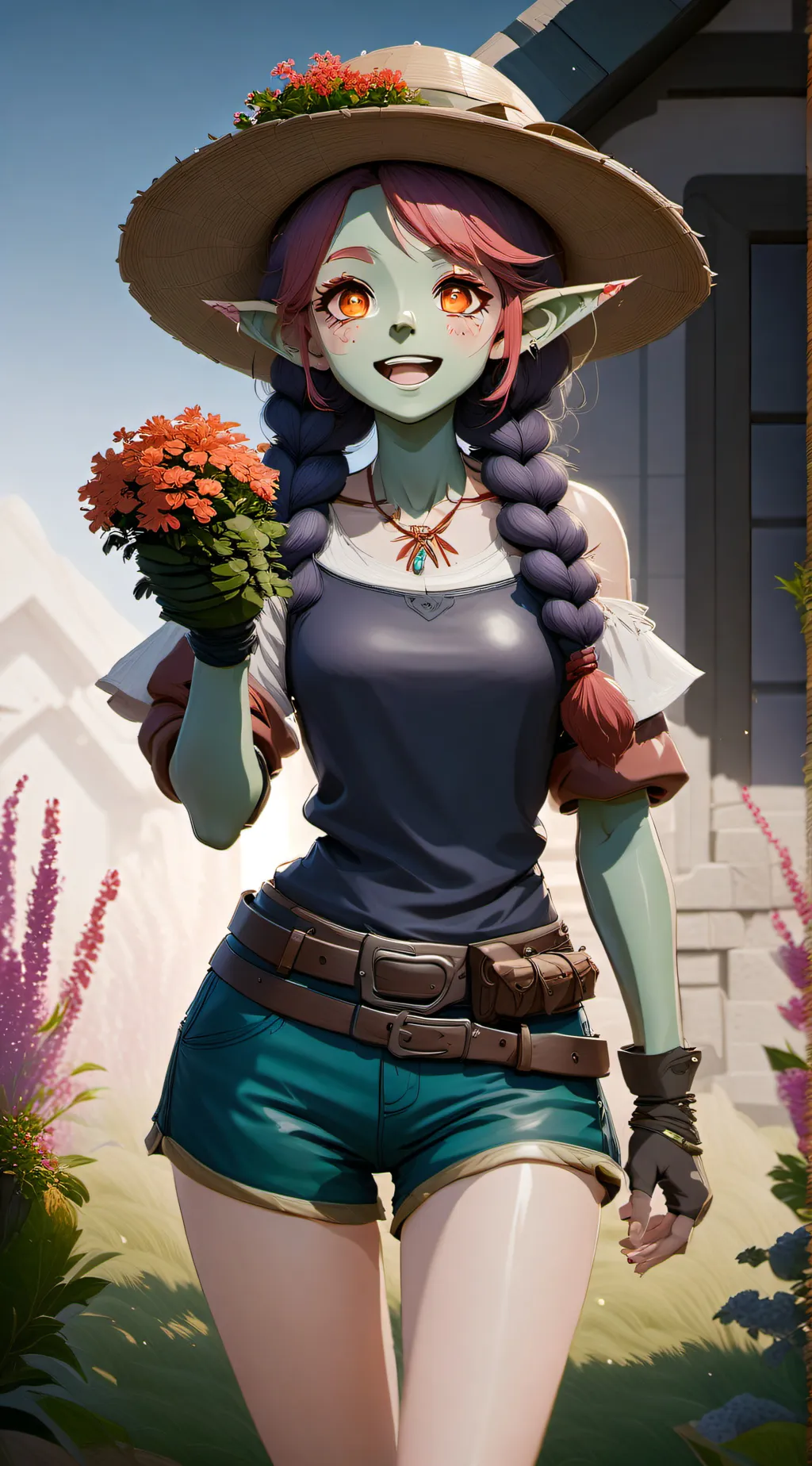 ai character: Charlotte  background