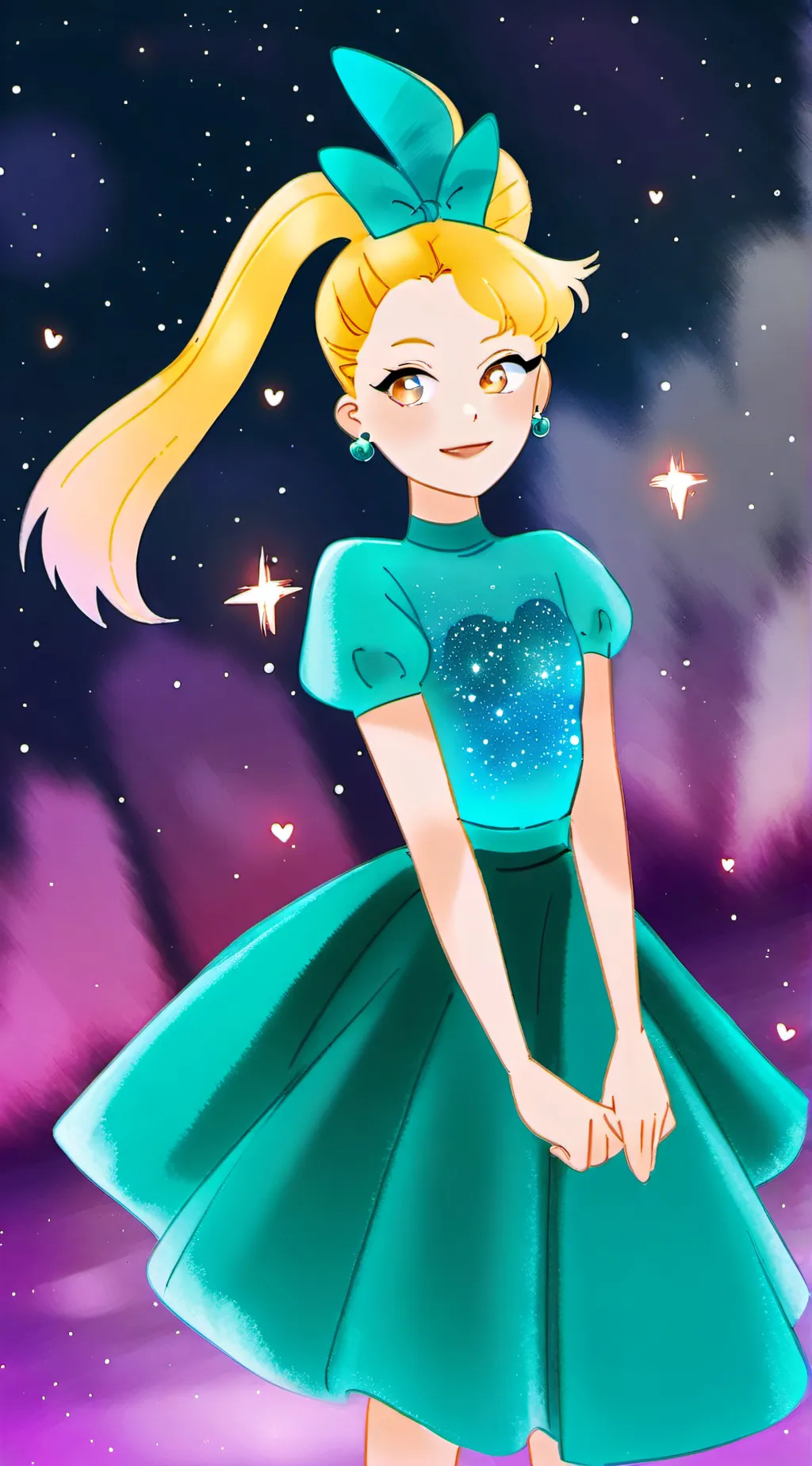 ai character: Jojo siwa (old)  background