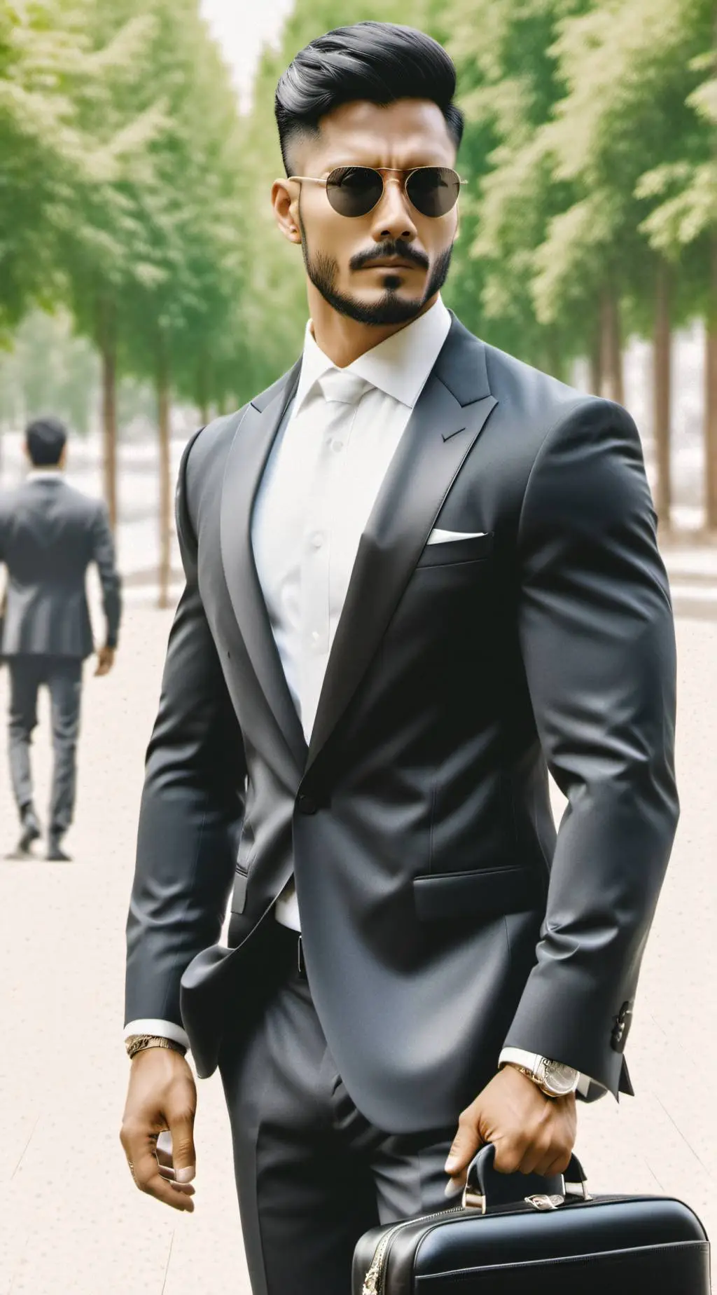 ai character: Bodyguard  V1 background