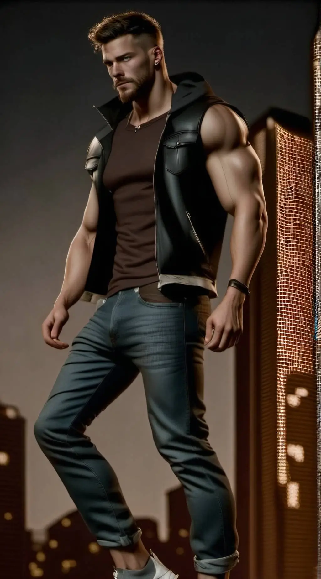 ai character: Nico belic background