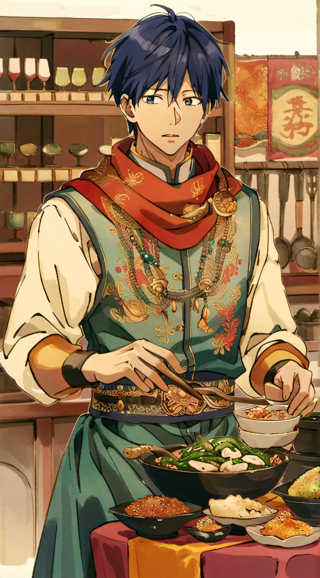 ai character: Megumi background