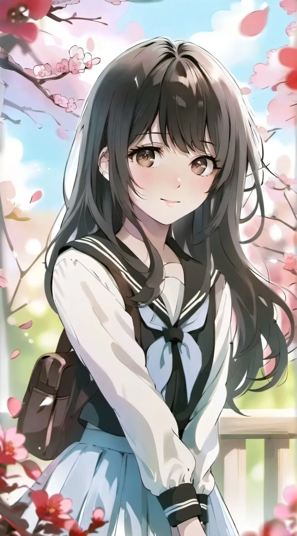 ai character: Cherry background