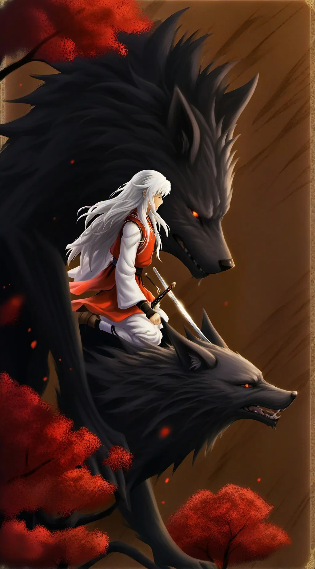 ai character: Inuyasha and Group background