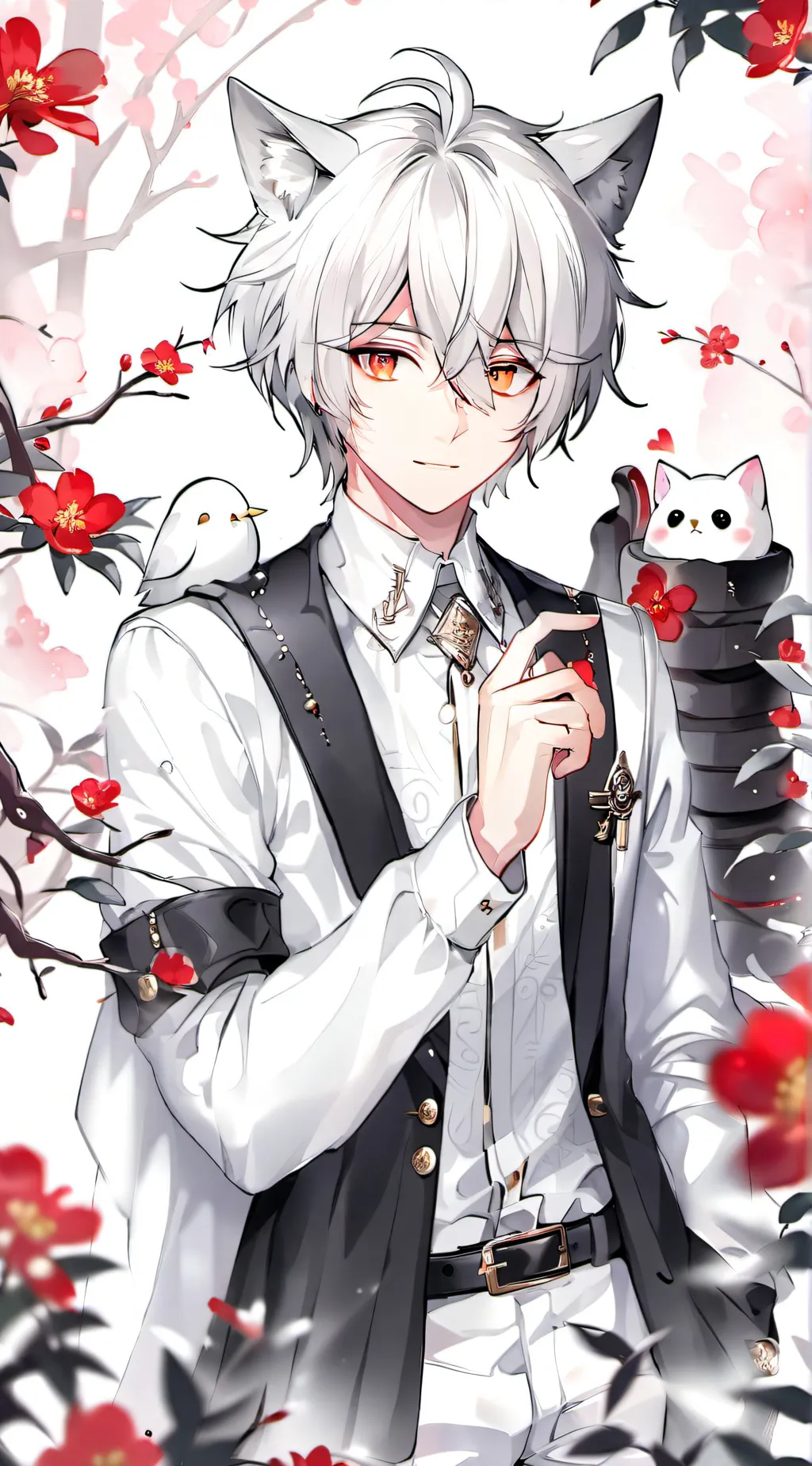 ai character: thron background