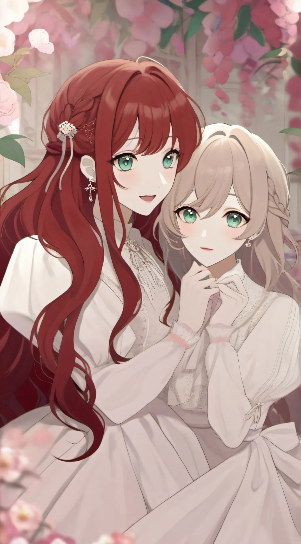 ai character: emma and miso background