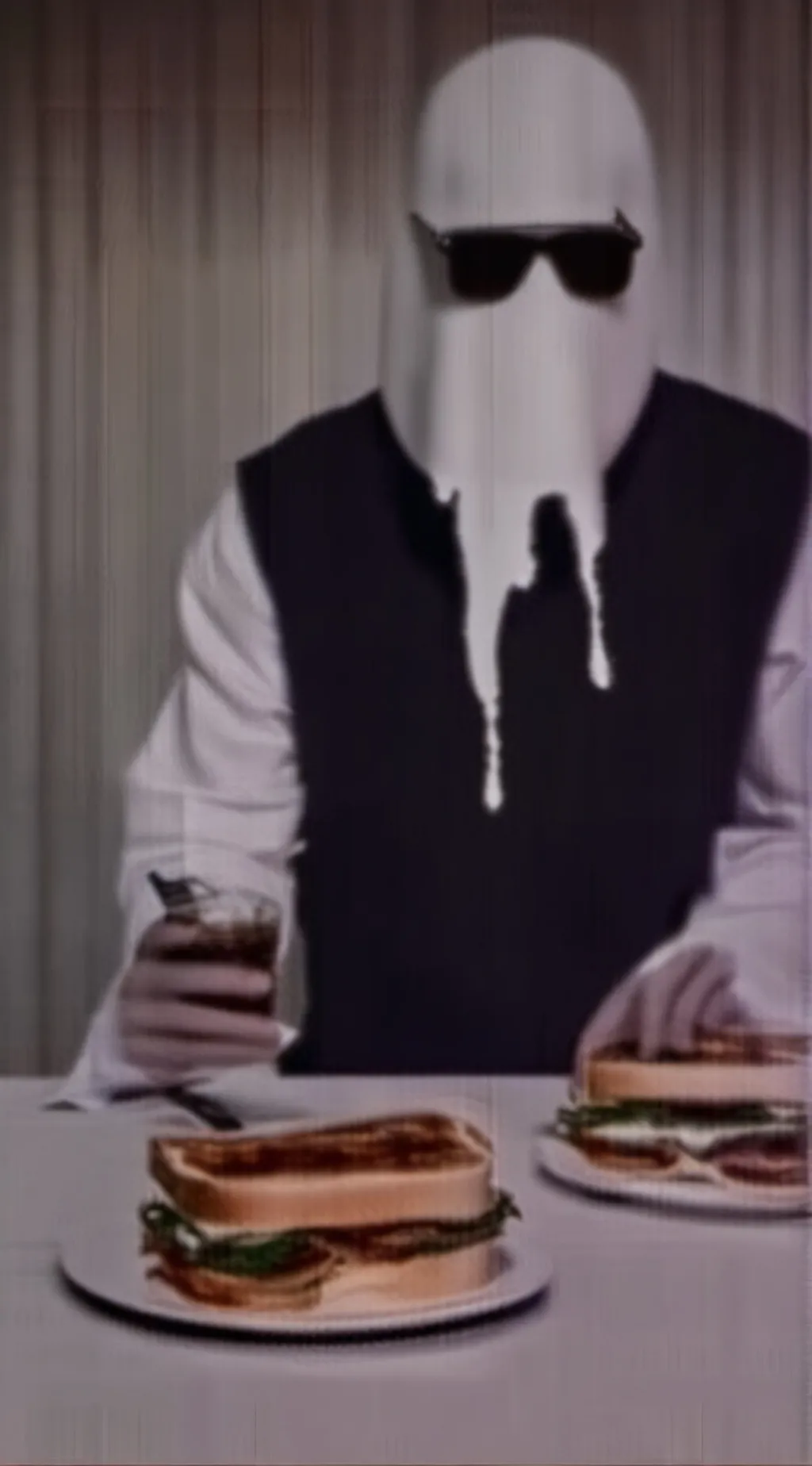 ai character: Mr KFC background