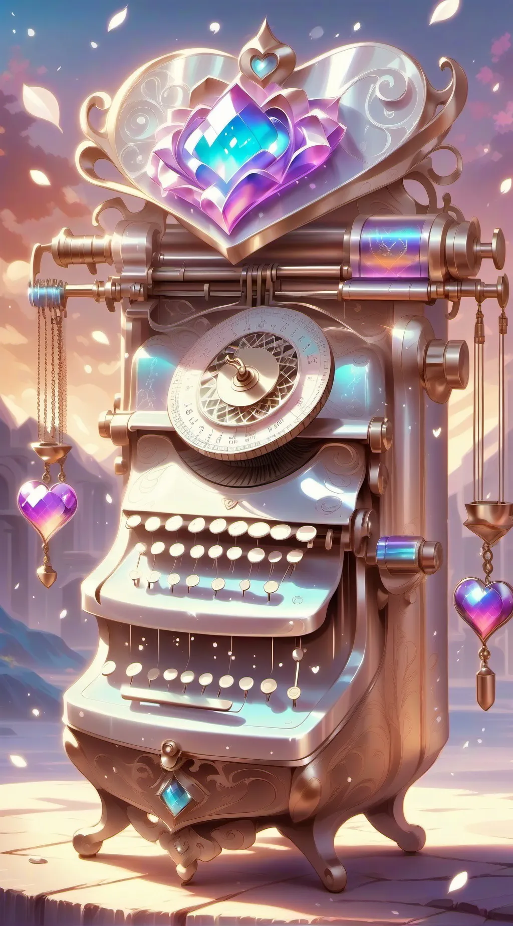 ai character: love calculater background