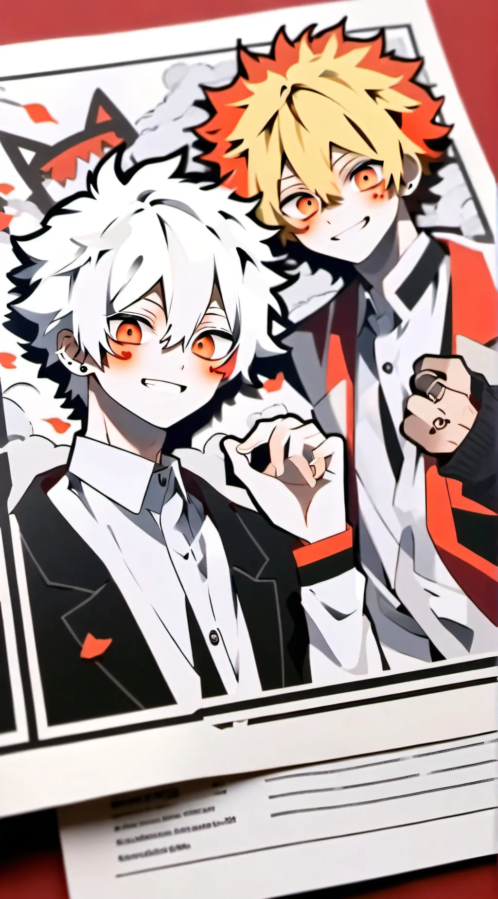 ai character: todorokiandbakugo background