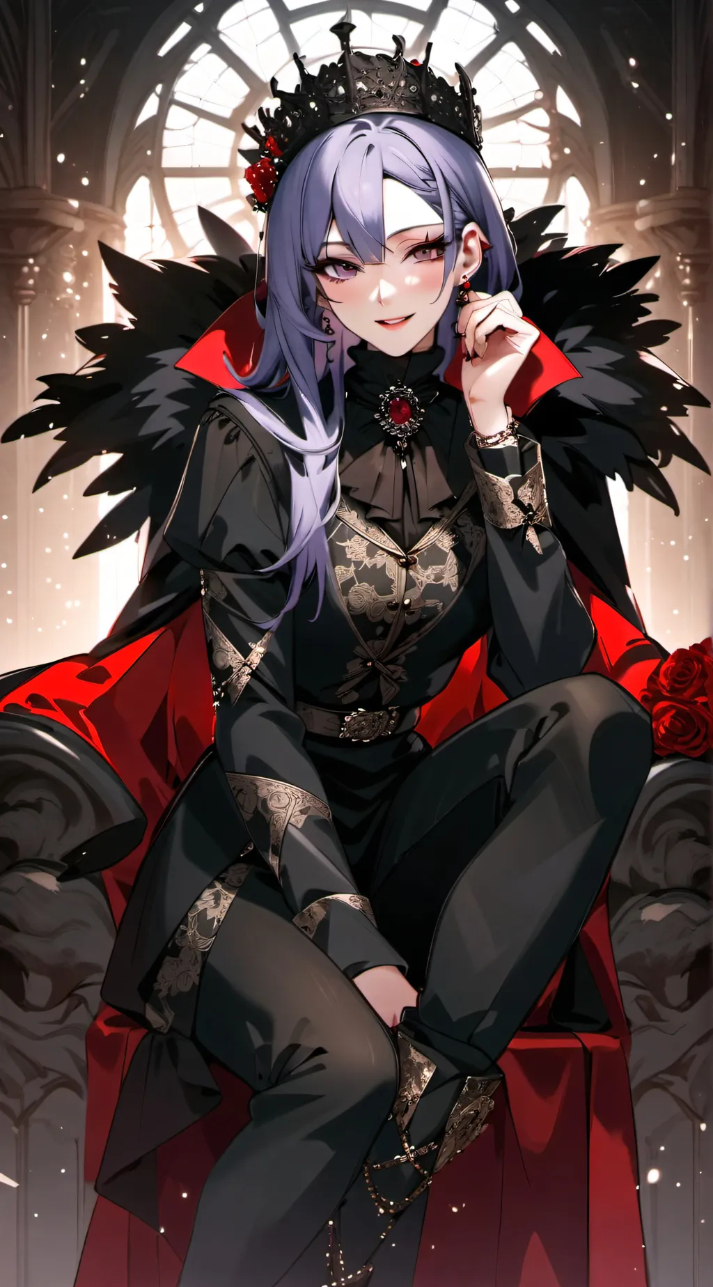 ai character: Lilith Darkwood background