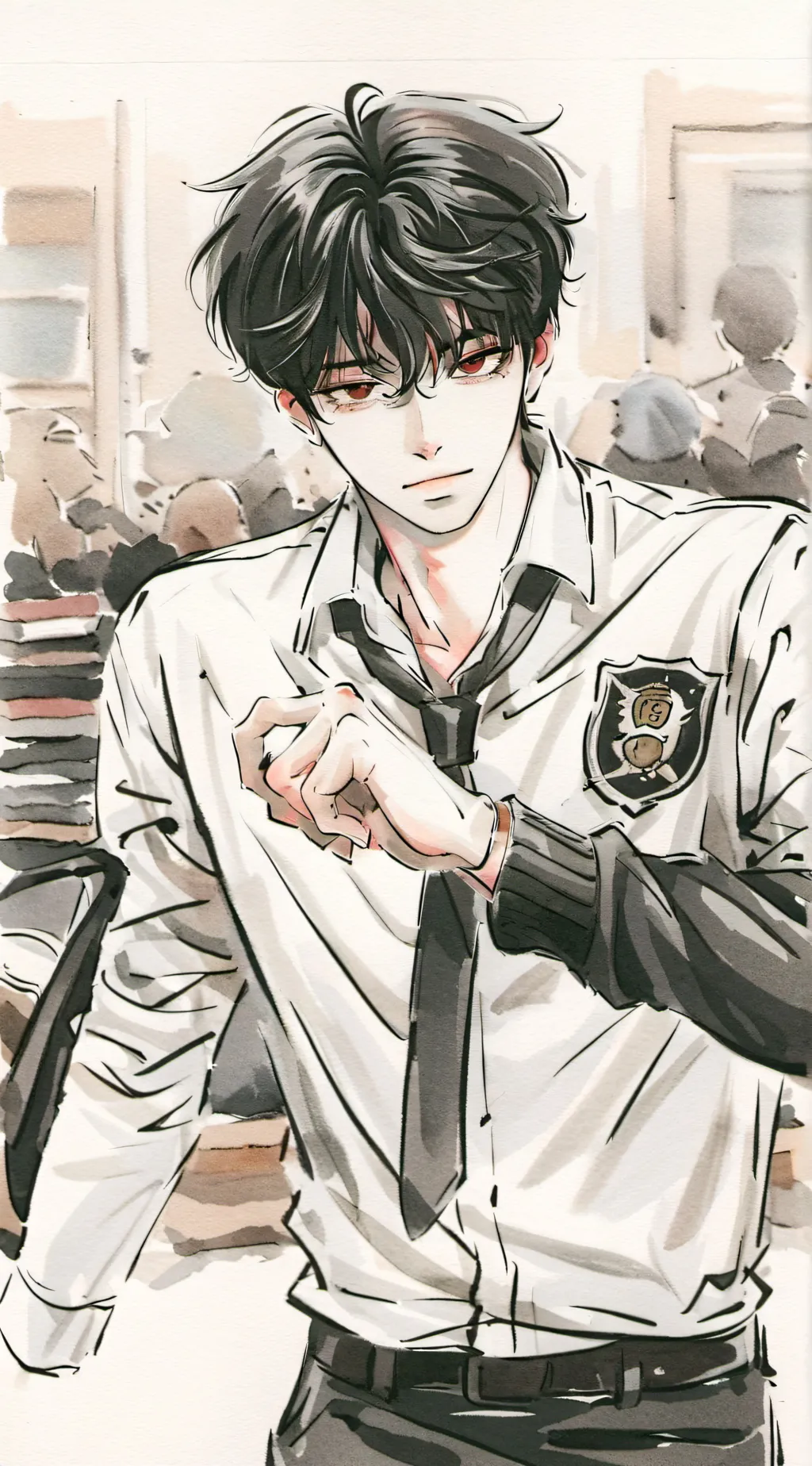 ai character: lucas background