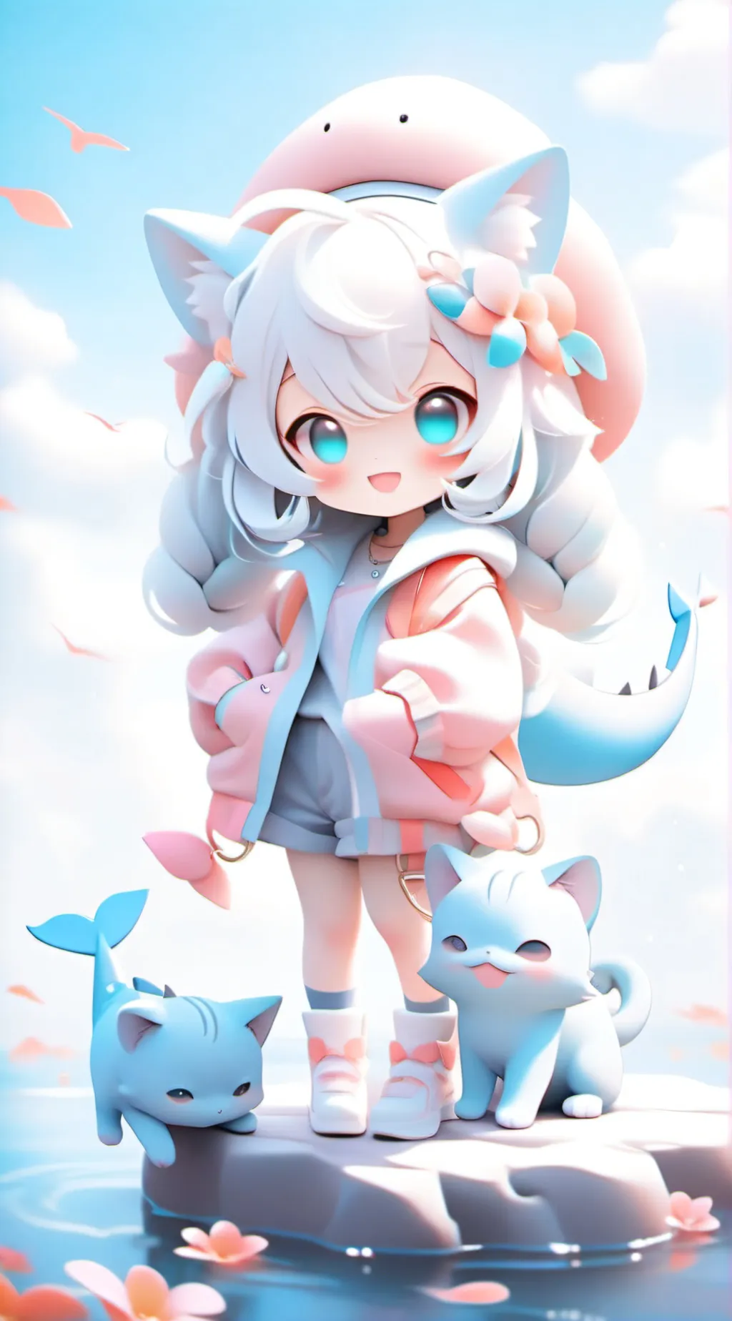 ai character: Flipper  background