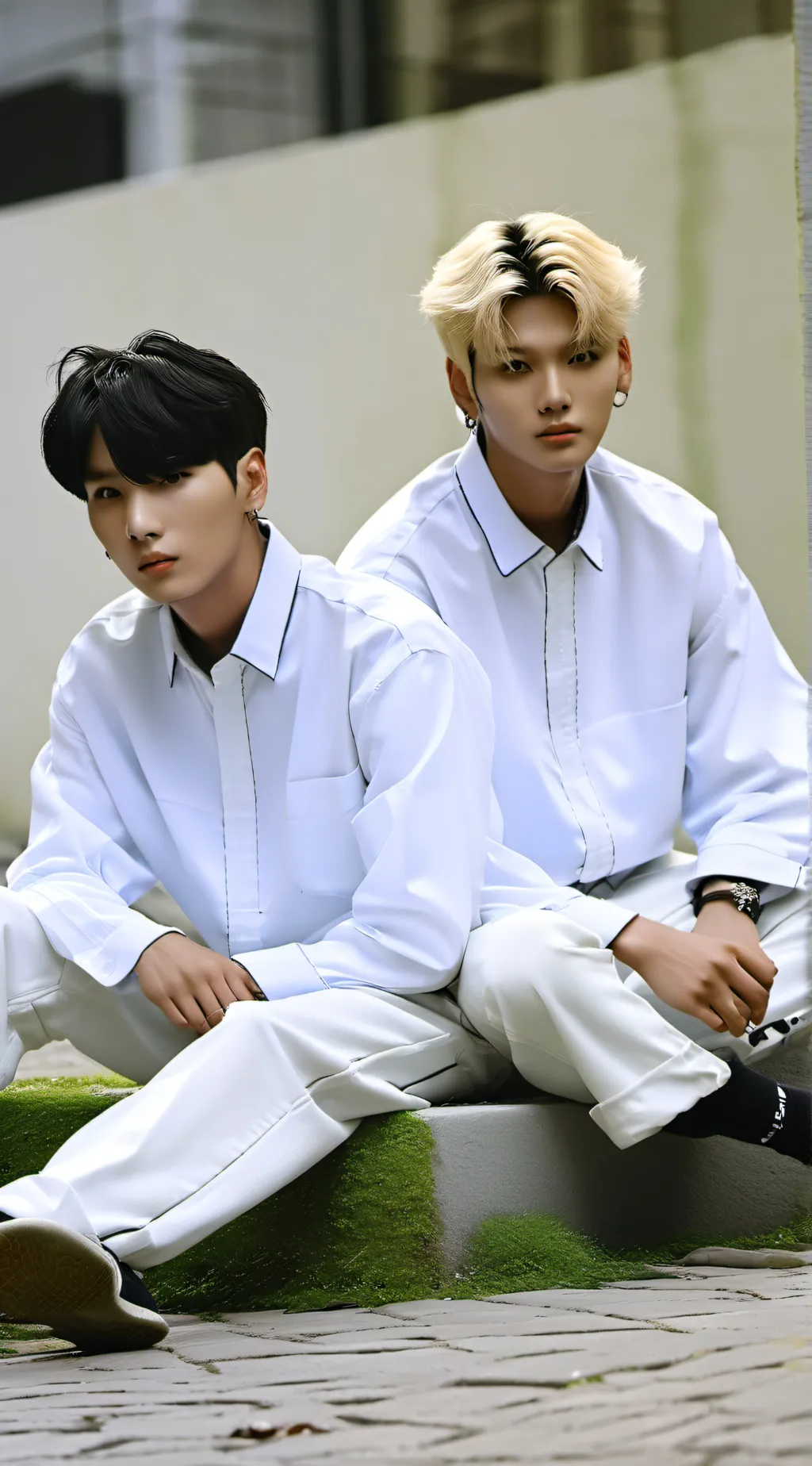 ai character: The stray kids background