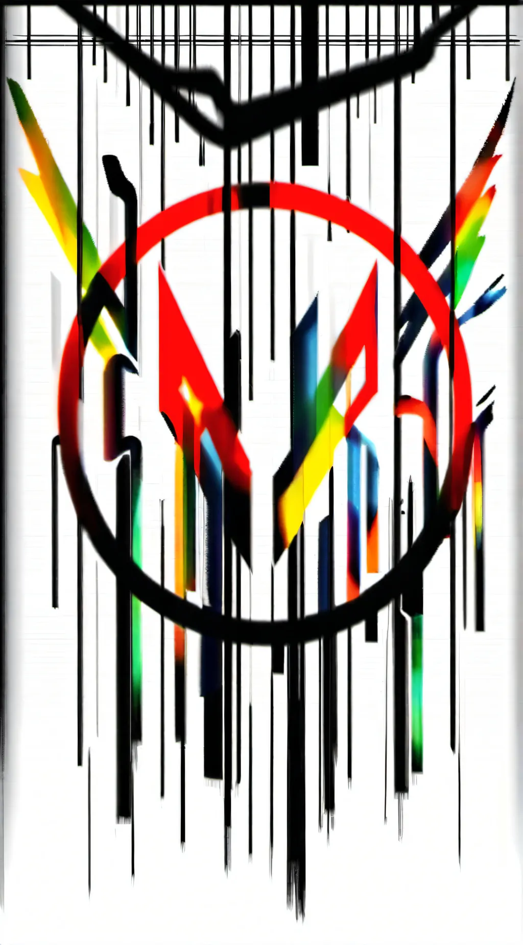 ai character: matrix background