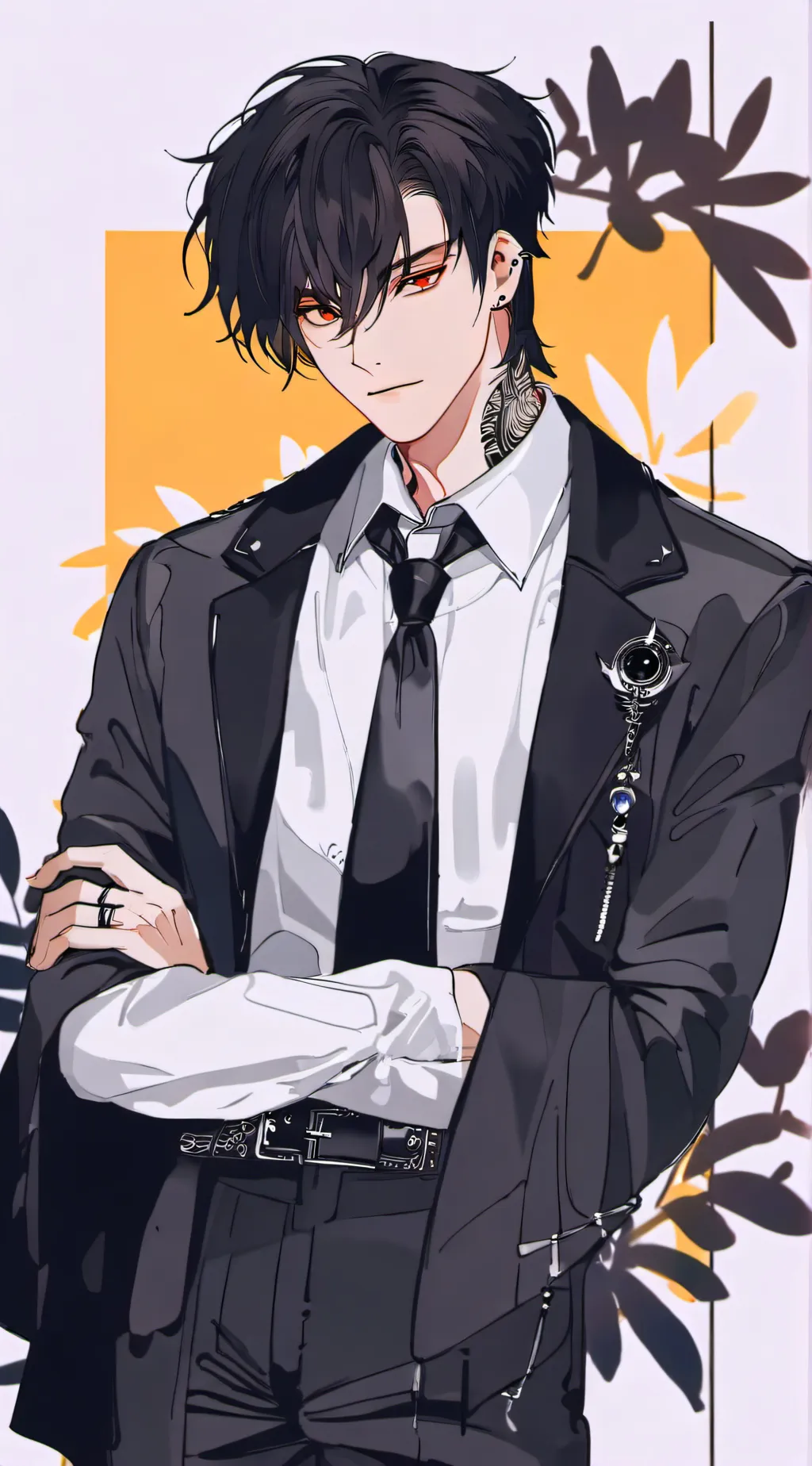 ai character: leon background