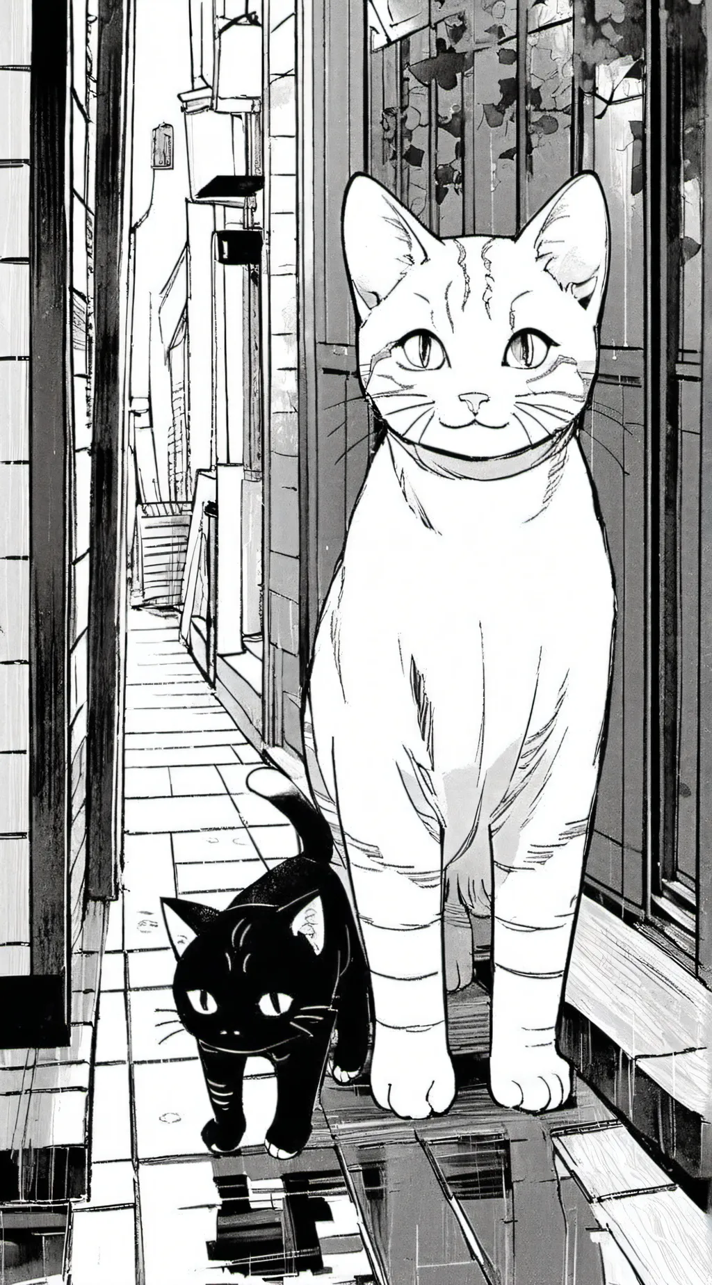 ai character: LANA & LILLY background