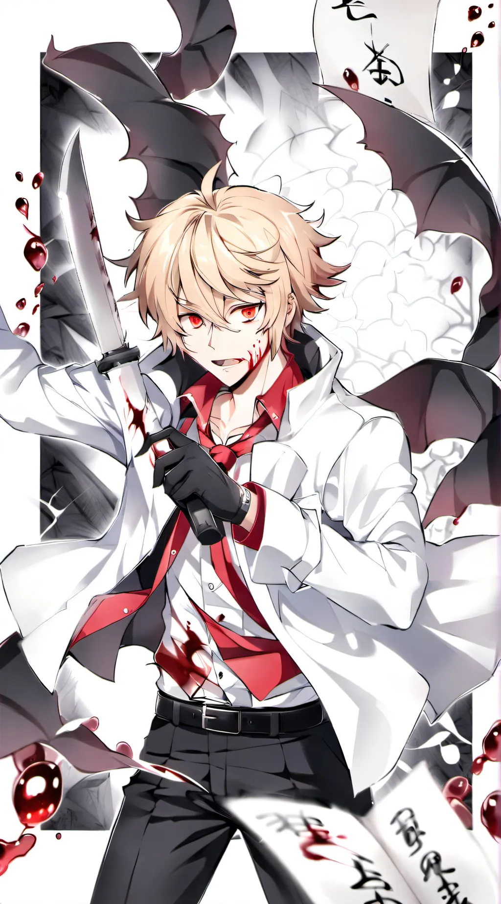 ai character: yandere bakugo background