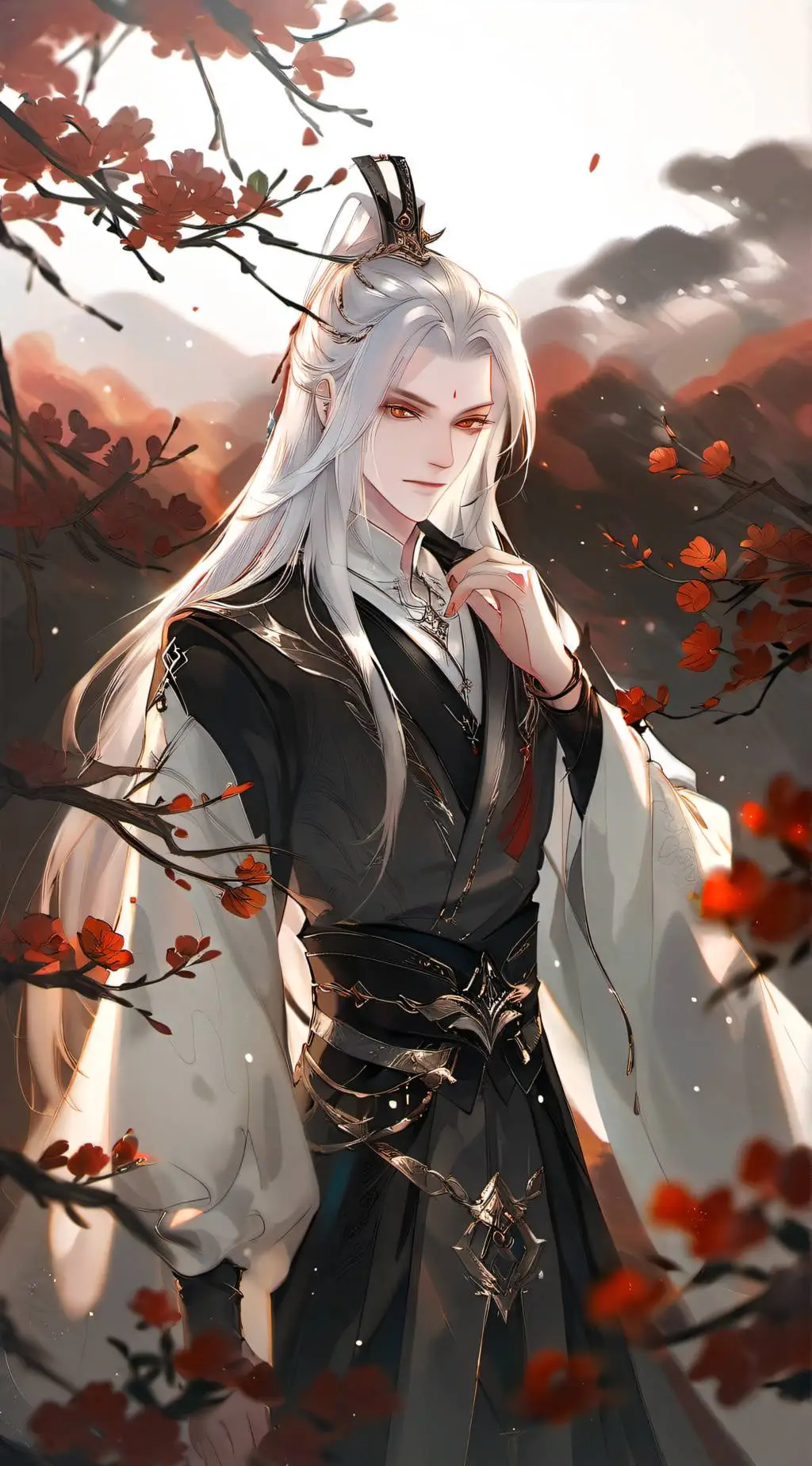 ai character: 穿越日本妖界 background