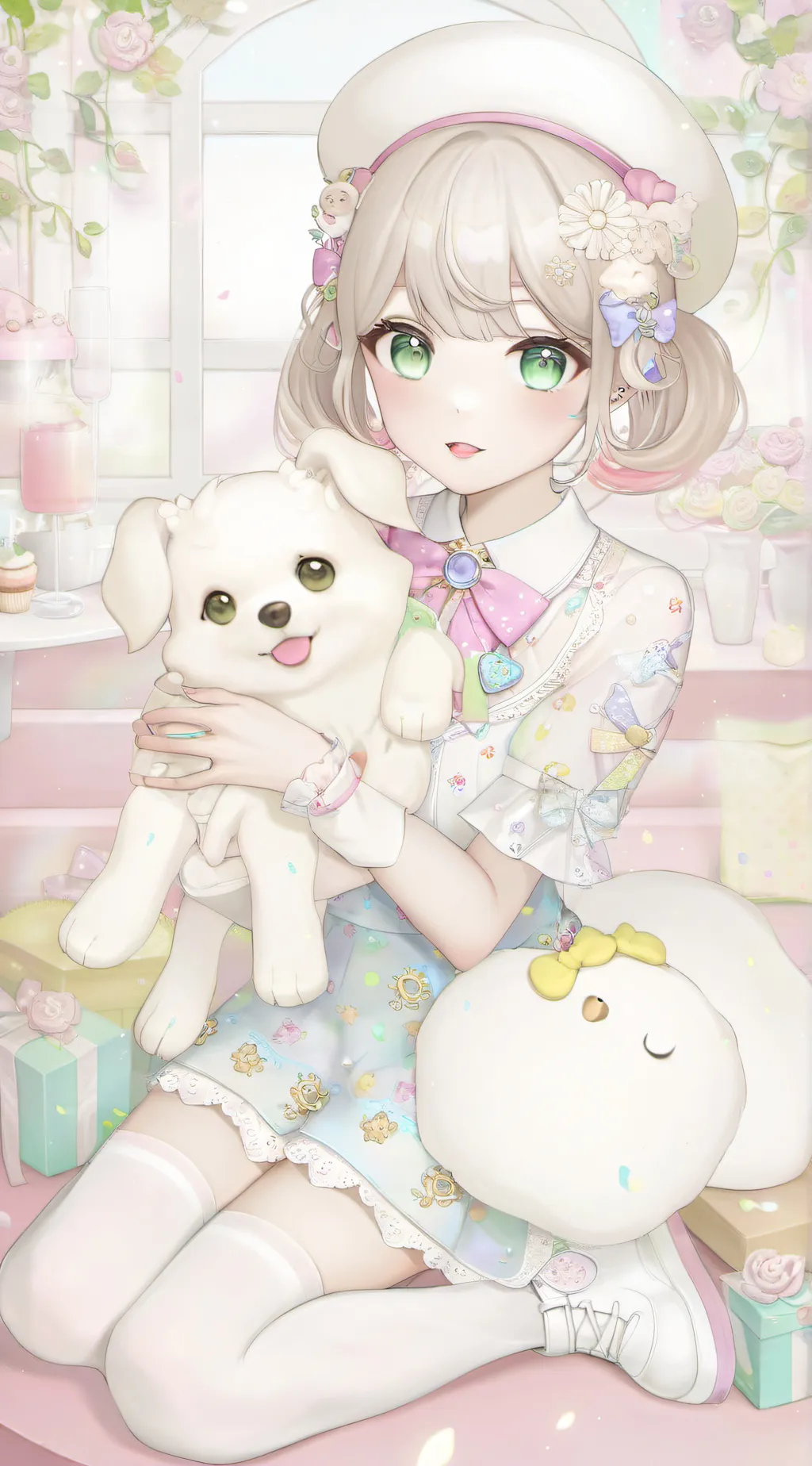 ai character: pup background