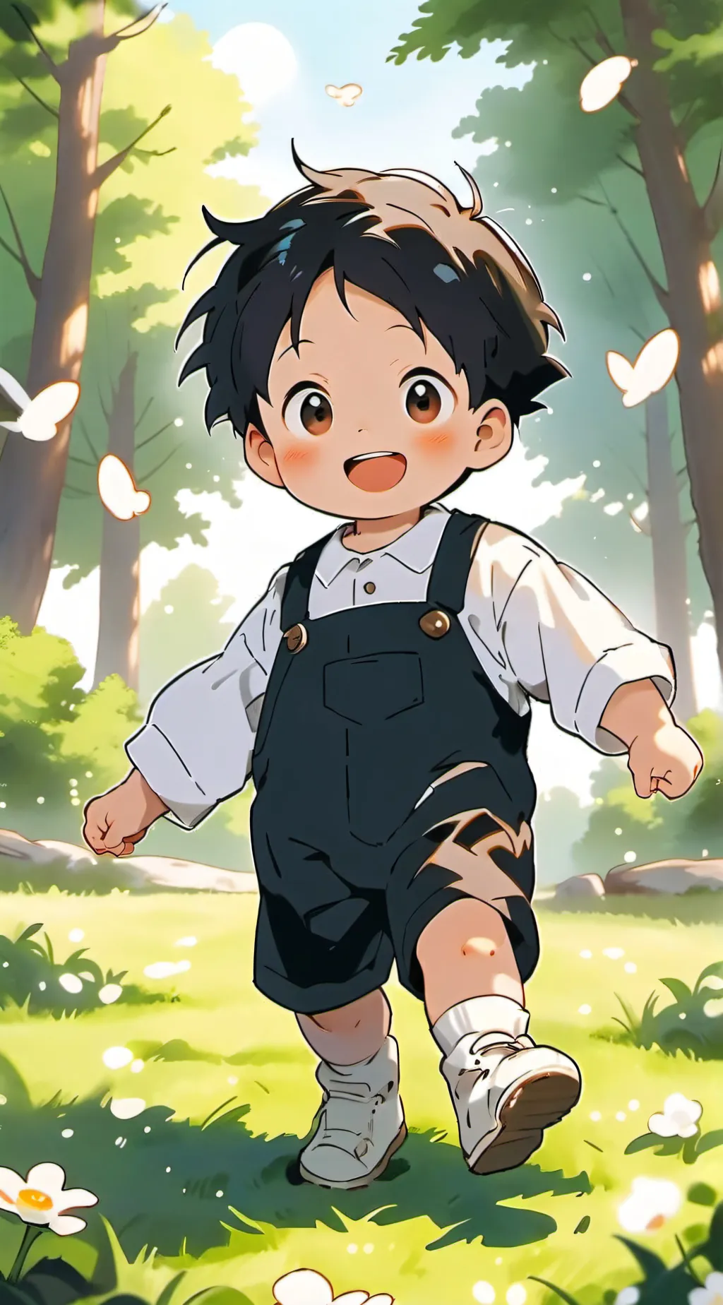 ai character: The Front Yard background