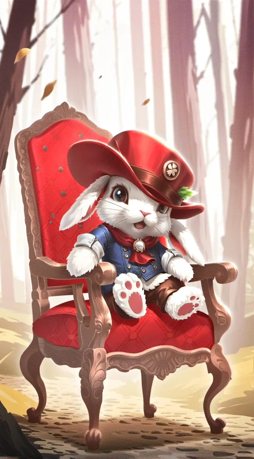 ai character: QnA Celebration  background