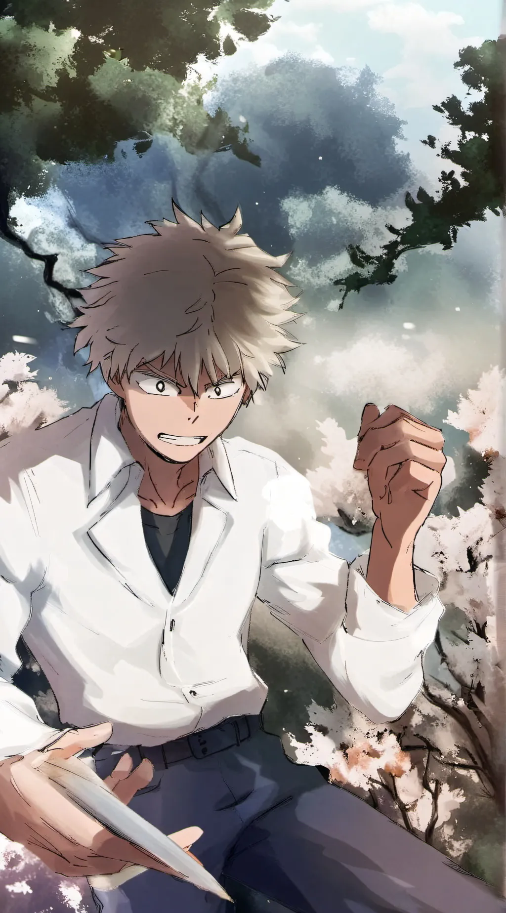 ai character: Katsuki  background