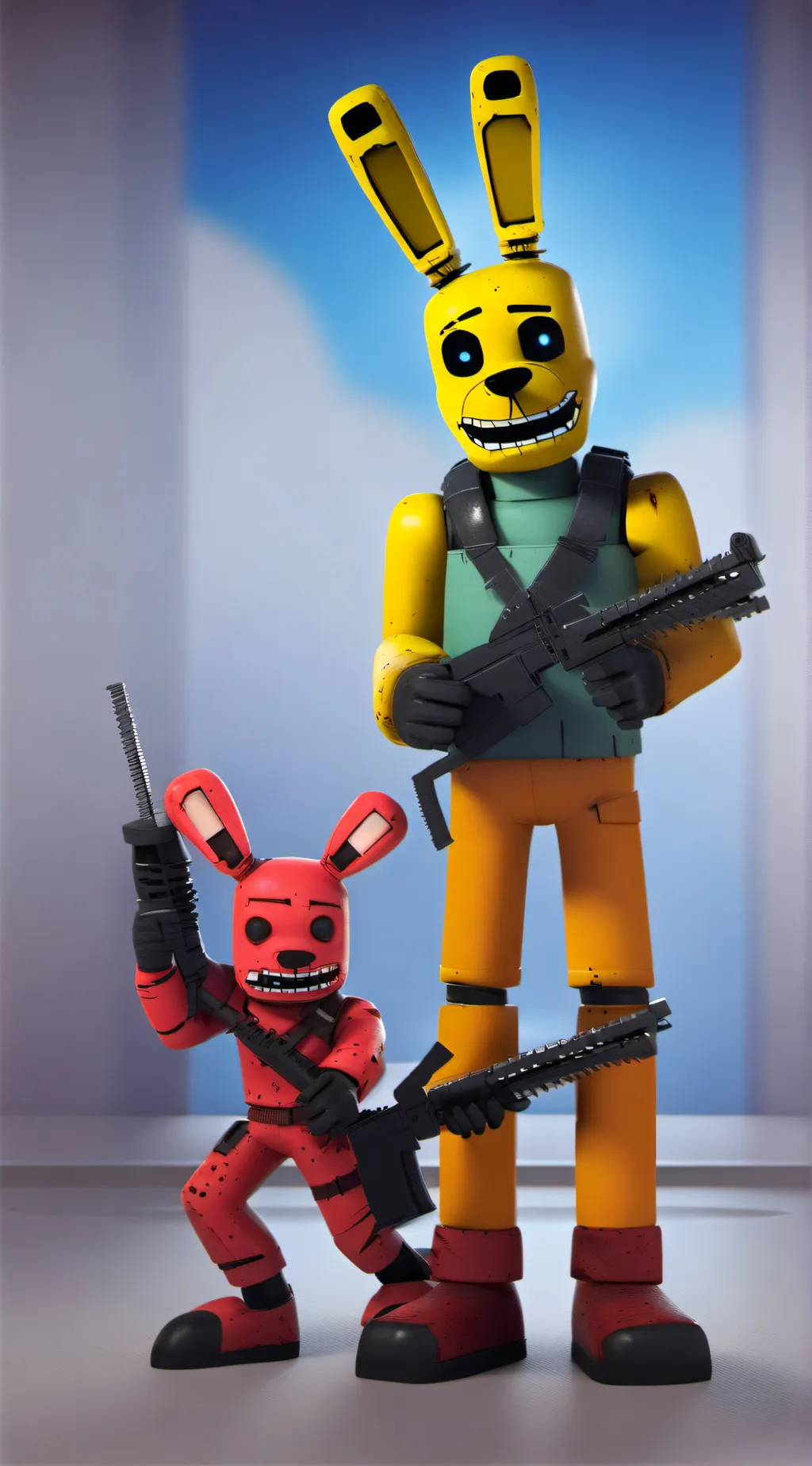 ai character: fnaf3  background