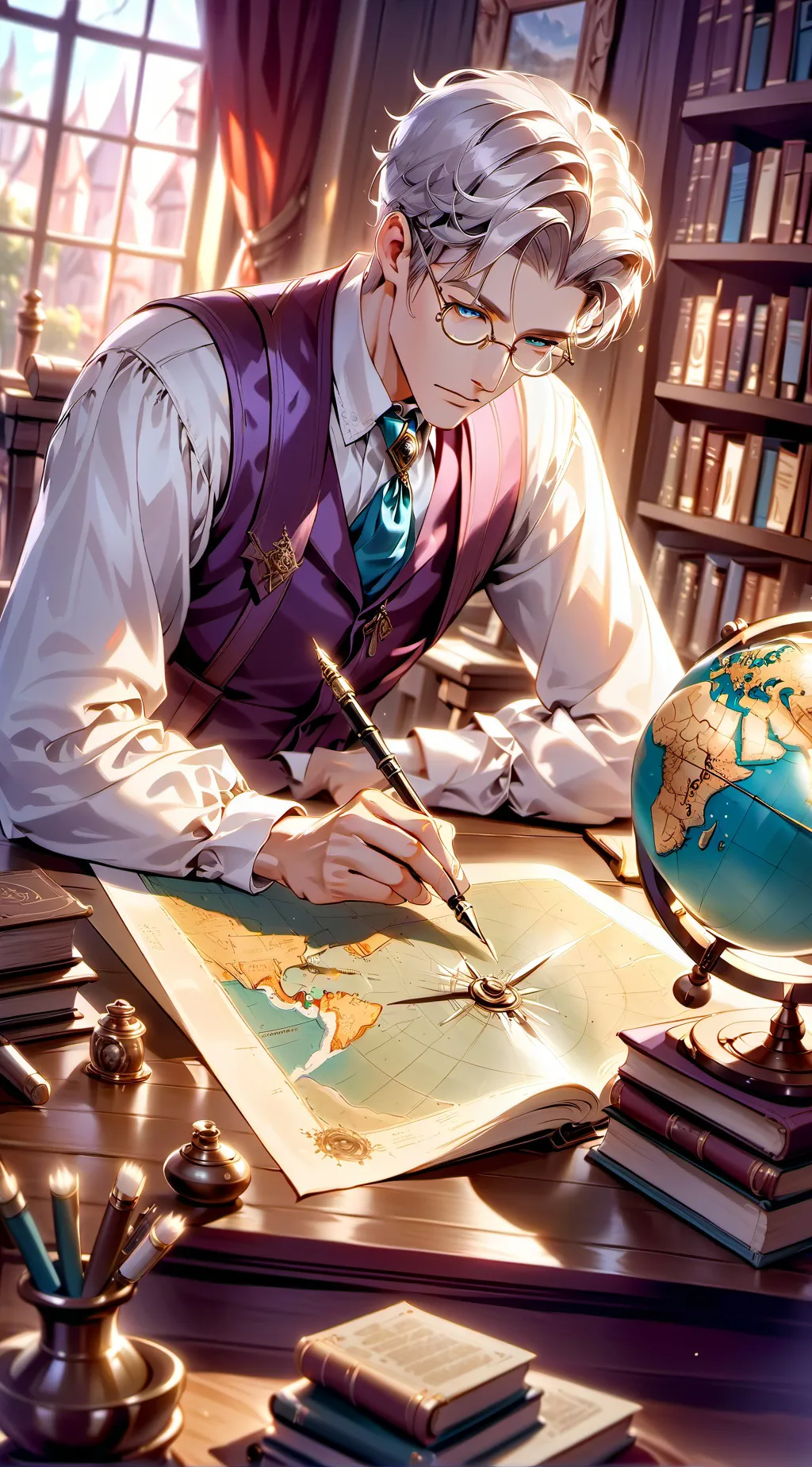 ai character: Leo background