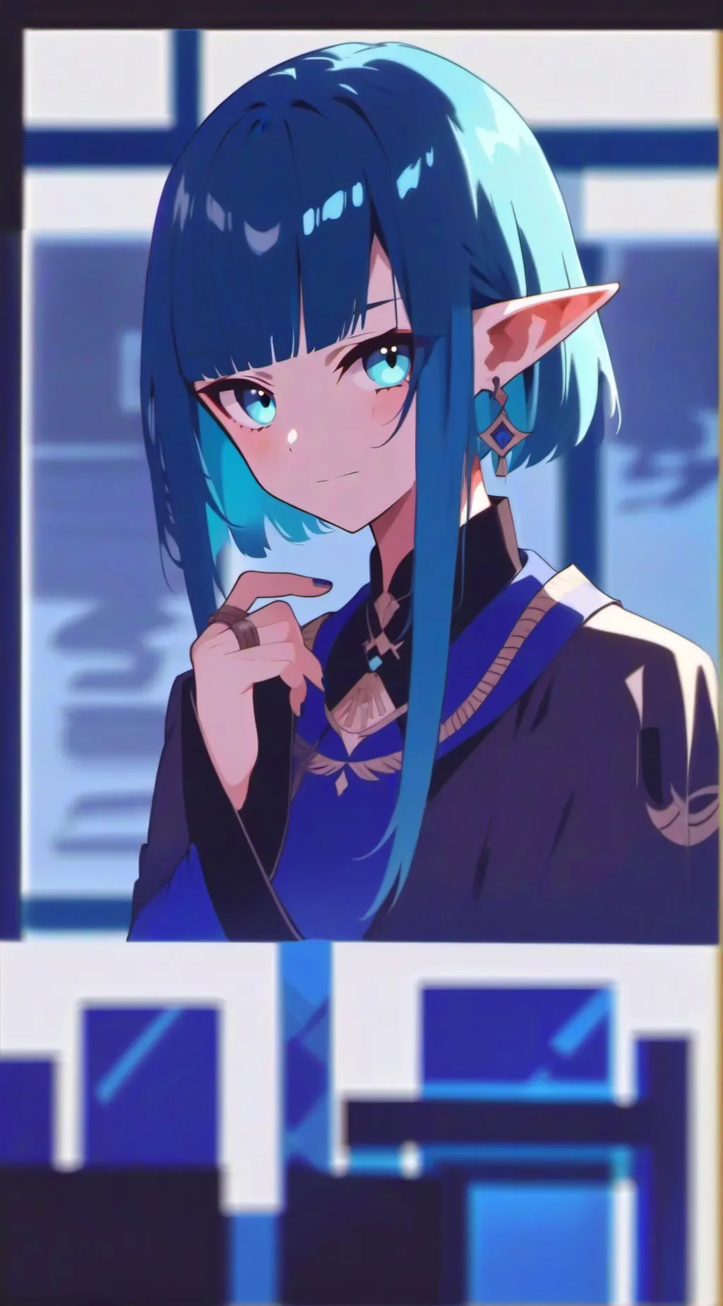 ai character: anny background