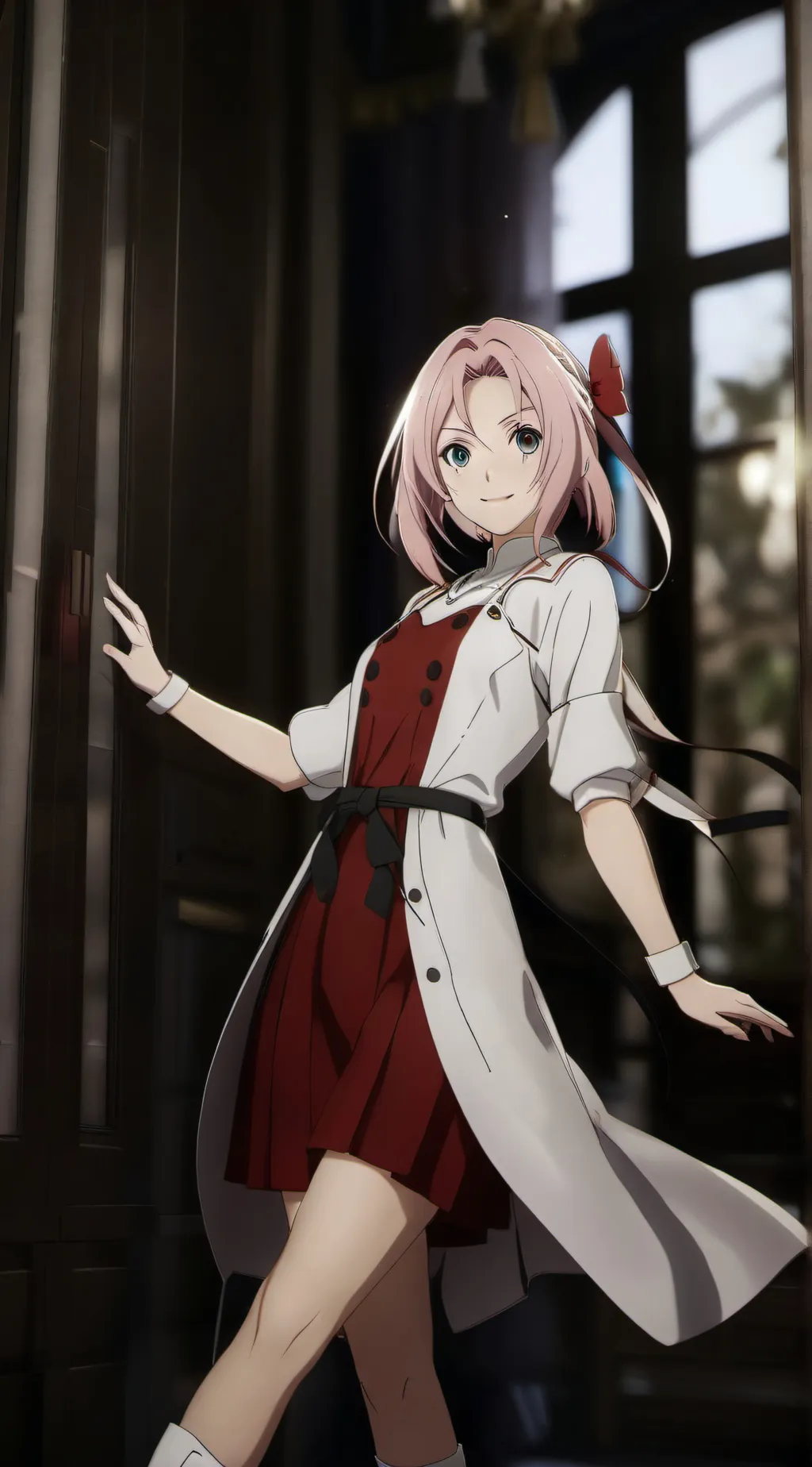 ai character: Sakura Haruno background