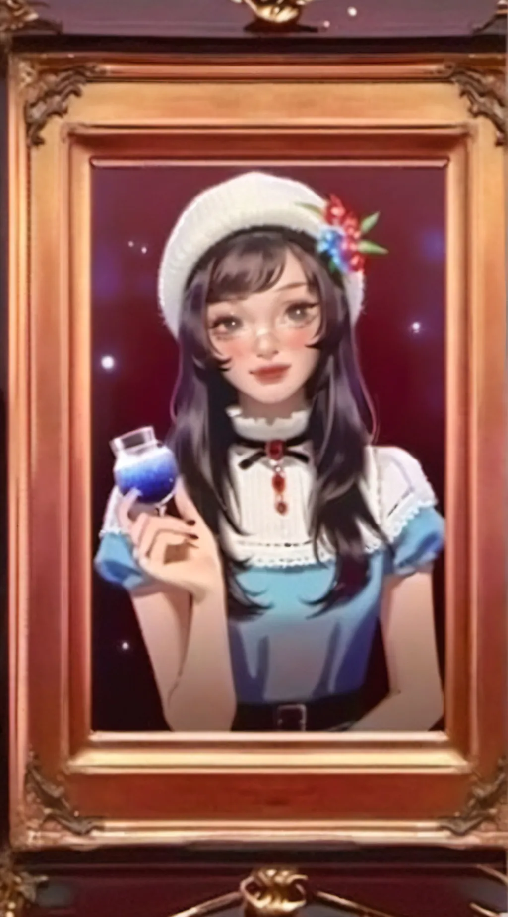 ai character: MHA scary forest background