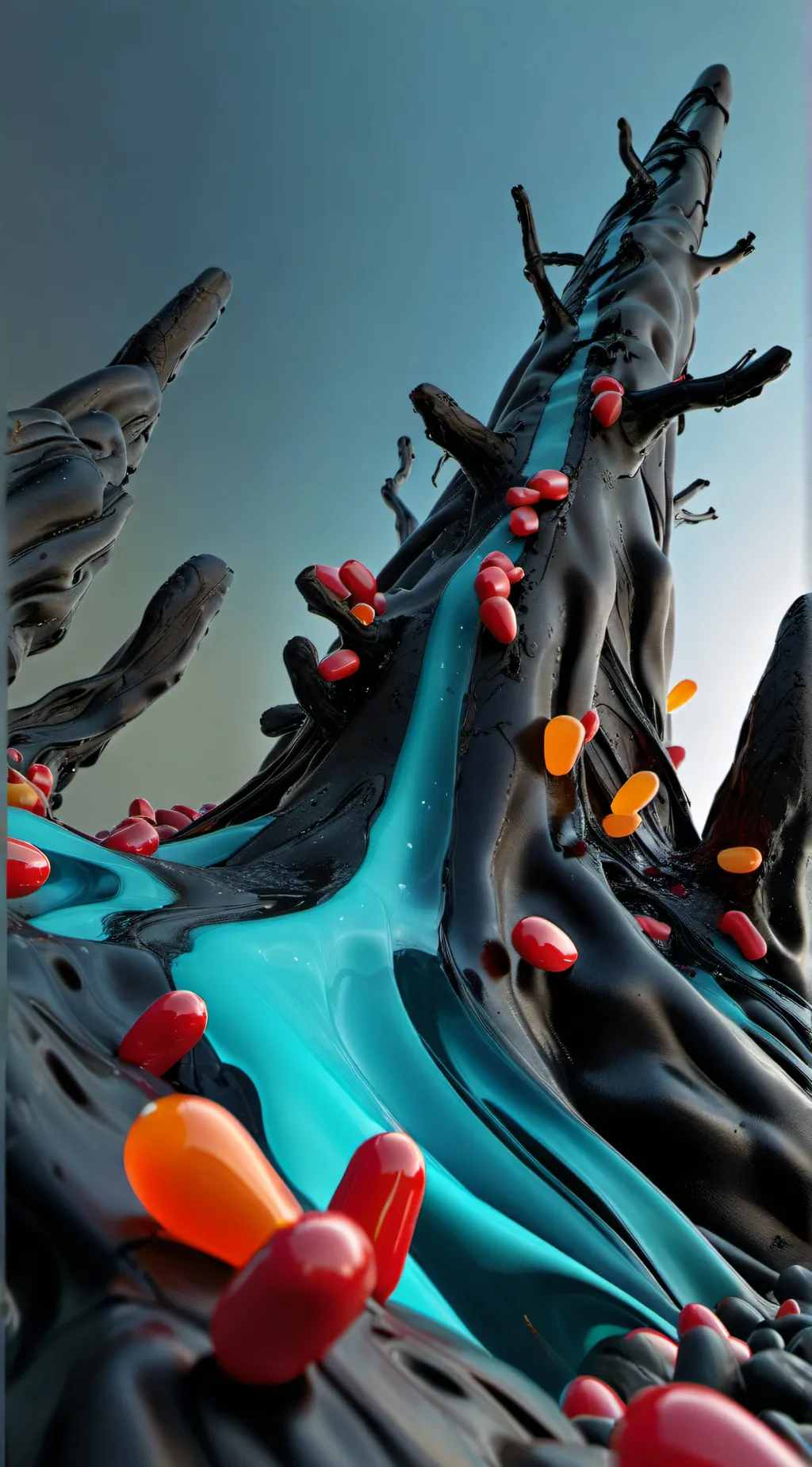 ai character: Jellybean&smokeebe background