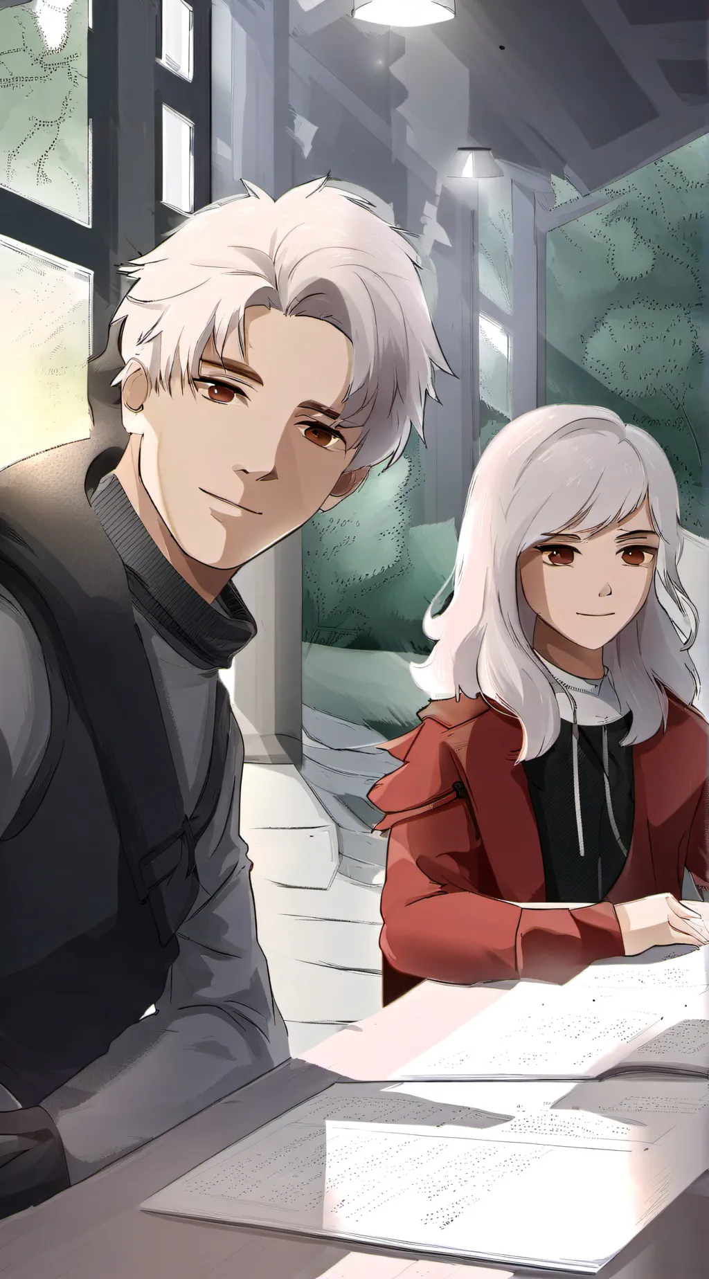 ai character: Cash friends background