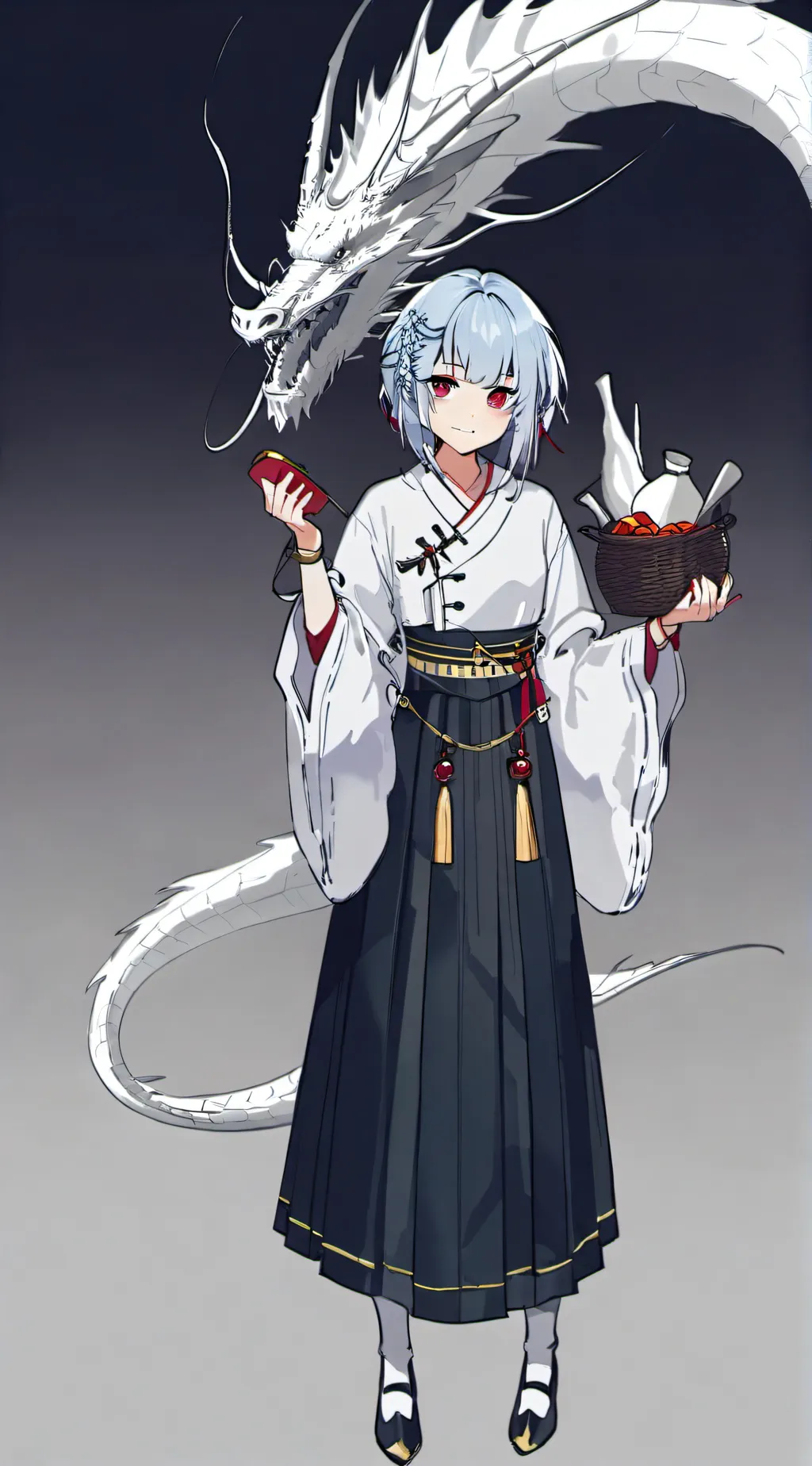 ai character: female shimo background