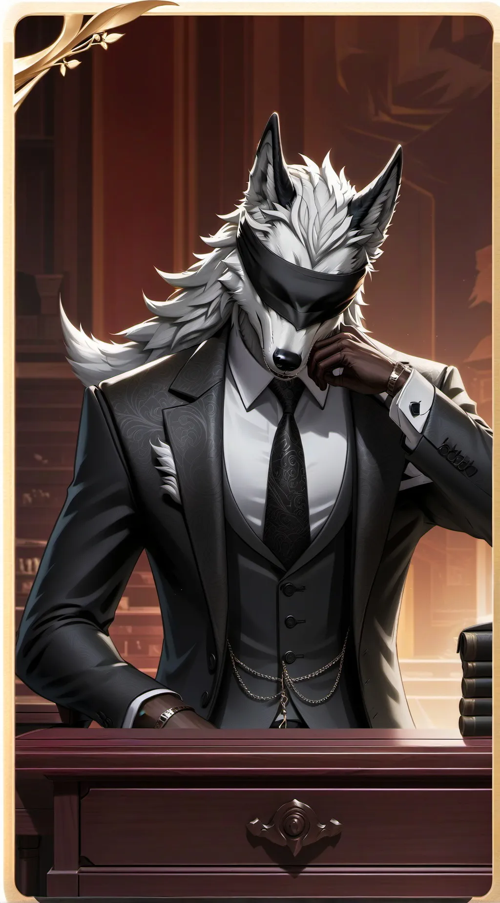 ai character: Kuro background