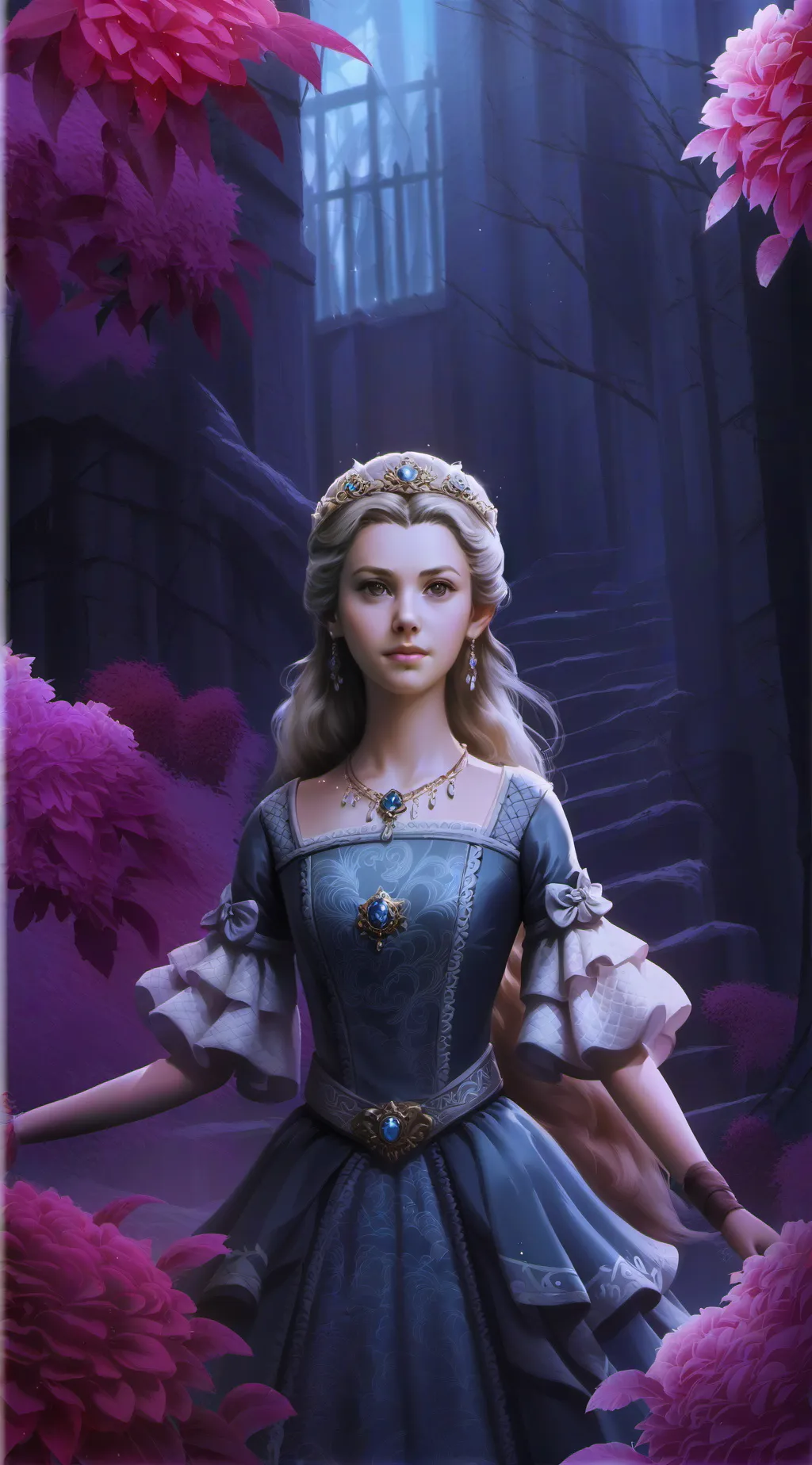 ai character: Luna  background