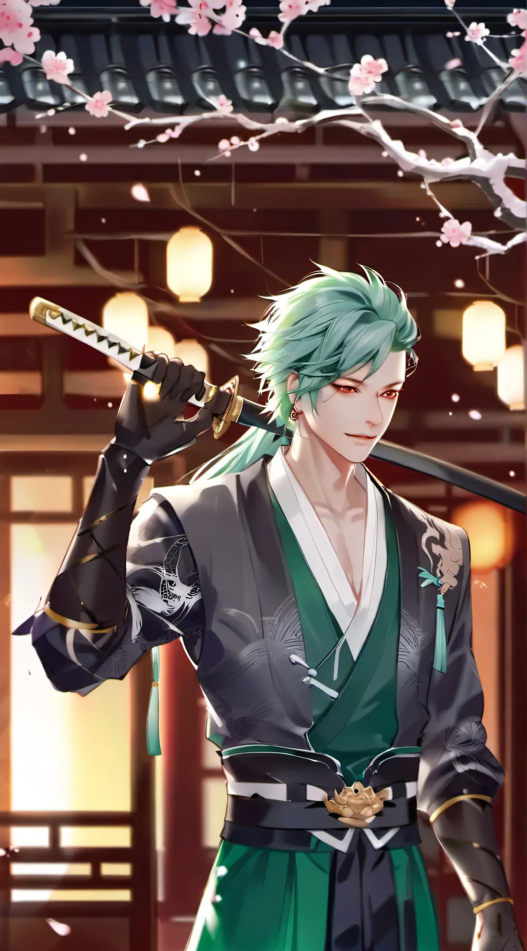 ai character: Roronoa Zoro background