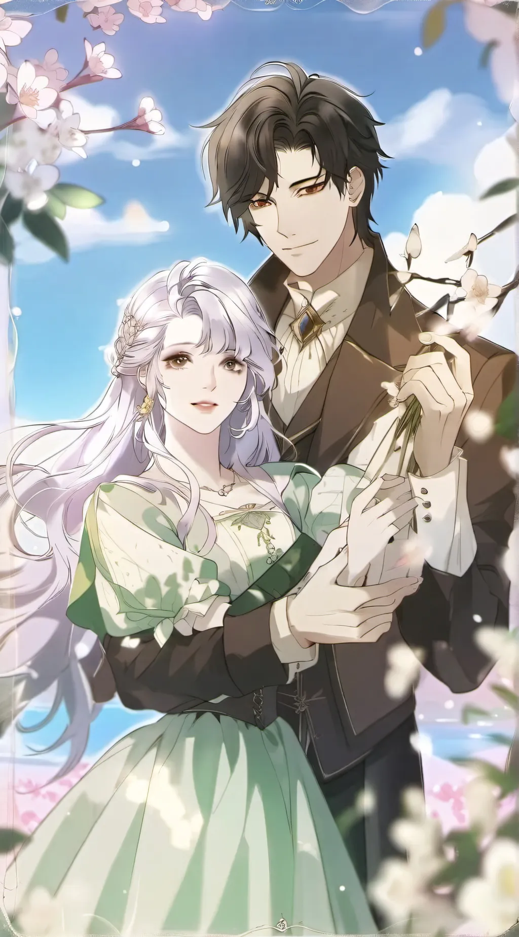 ai character: Xander and katie background