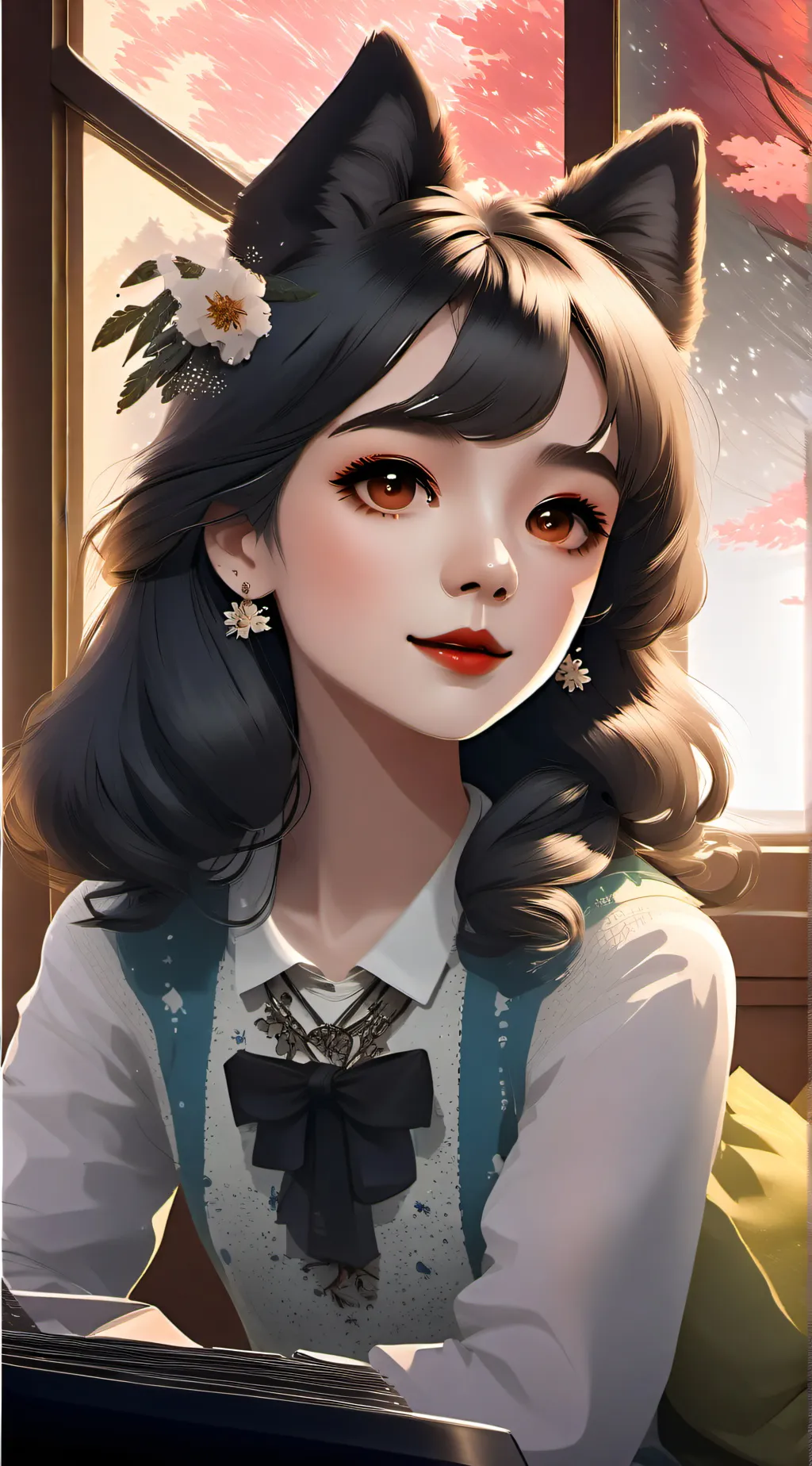 ai character: bon bon background