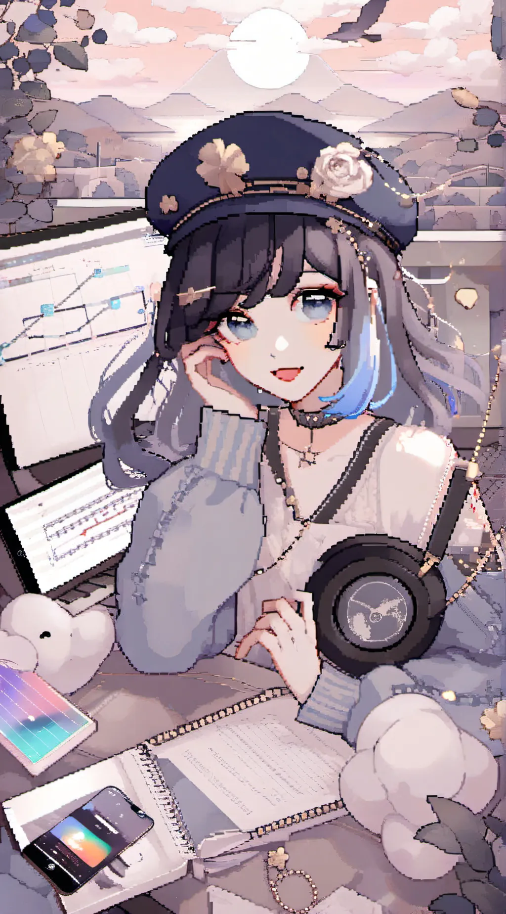 ai character: The Old Days background