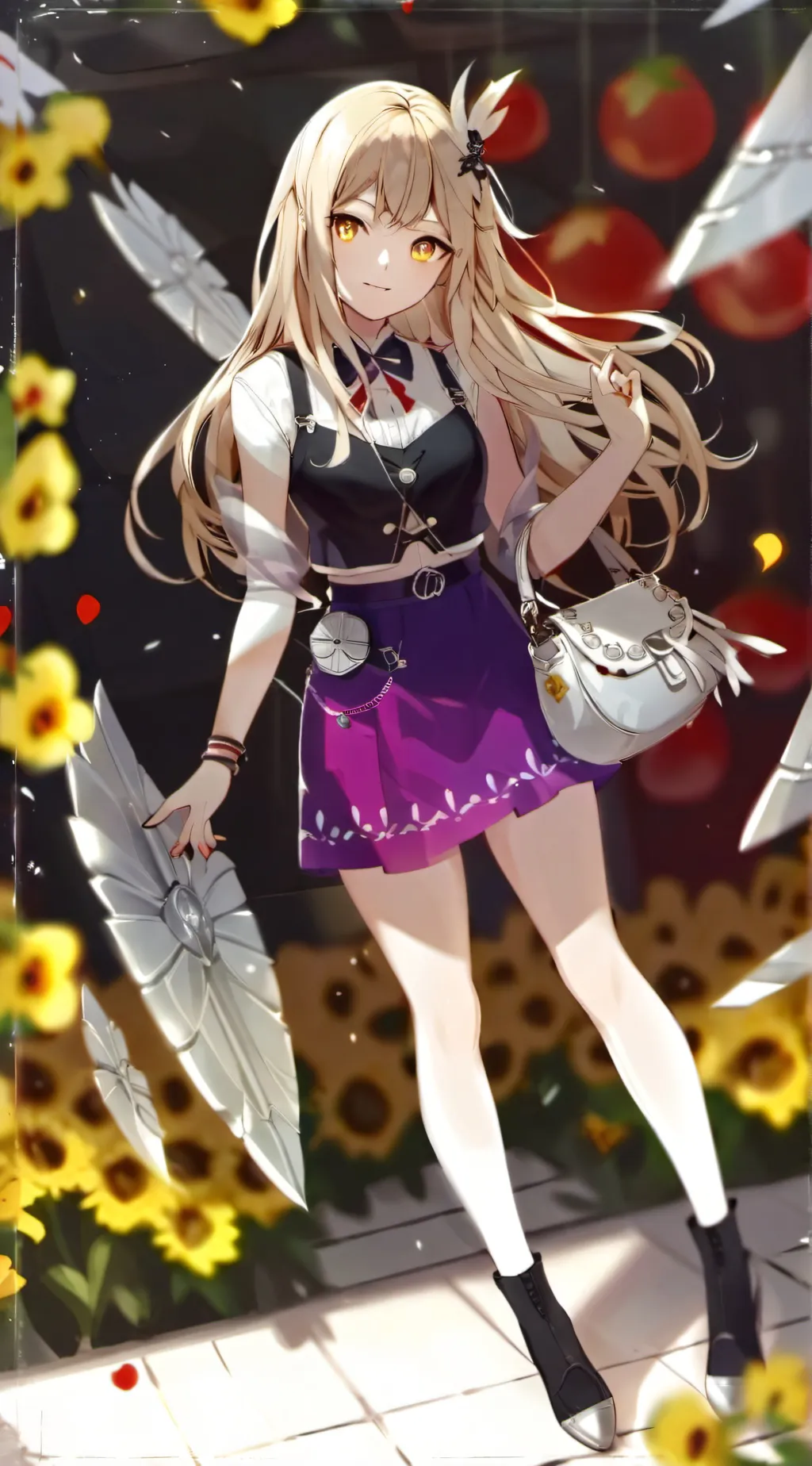 ai character: Luna background