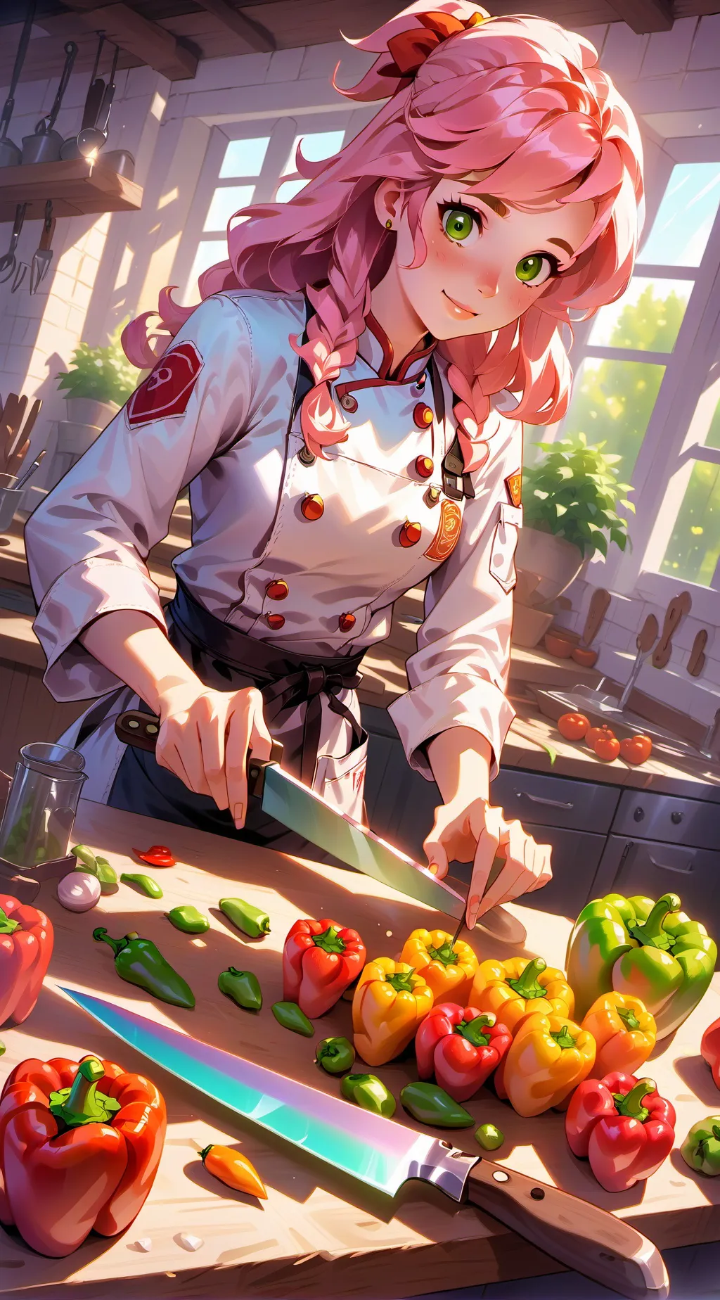 ai character: Himiko toga  background