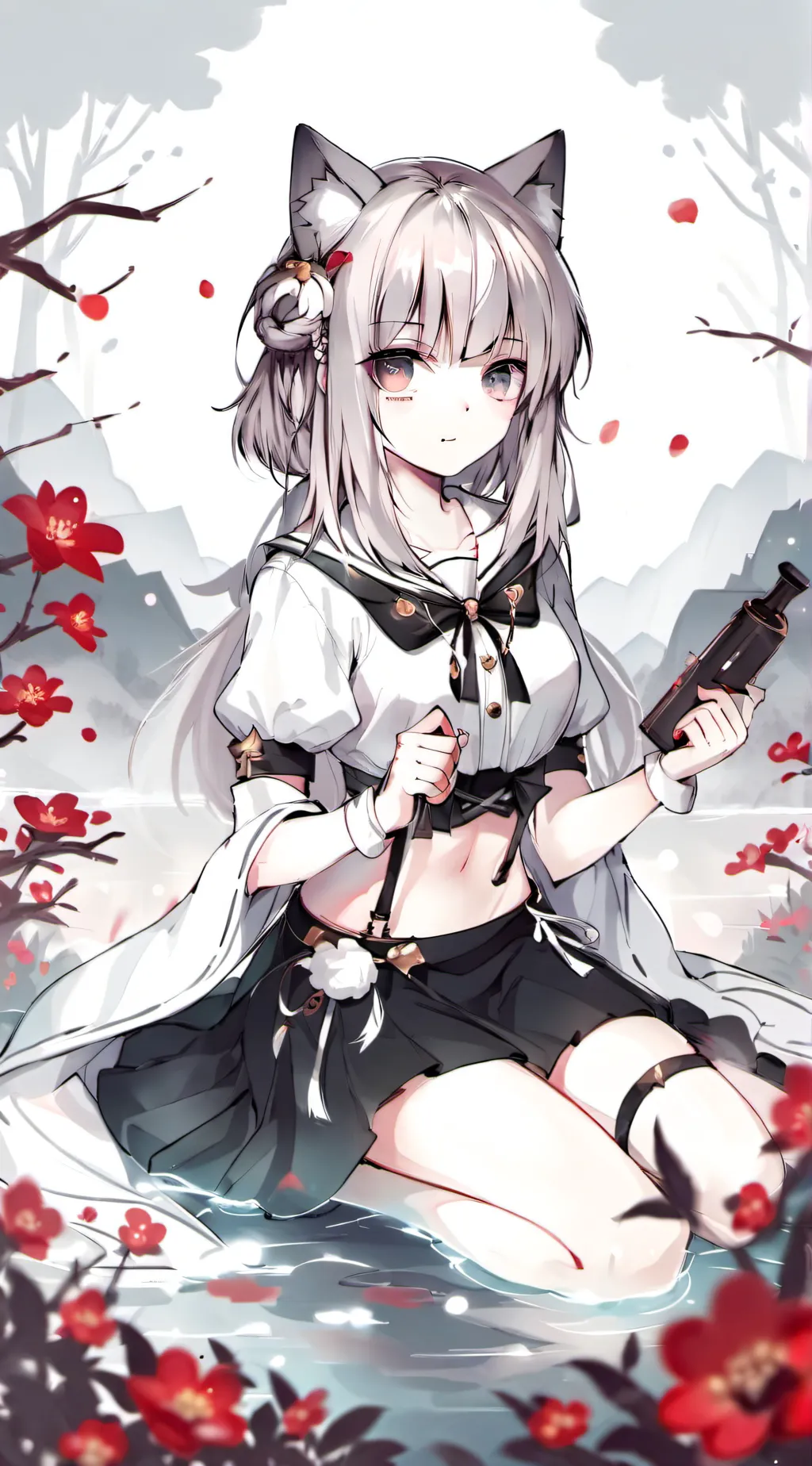 ai character: Kat background