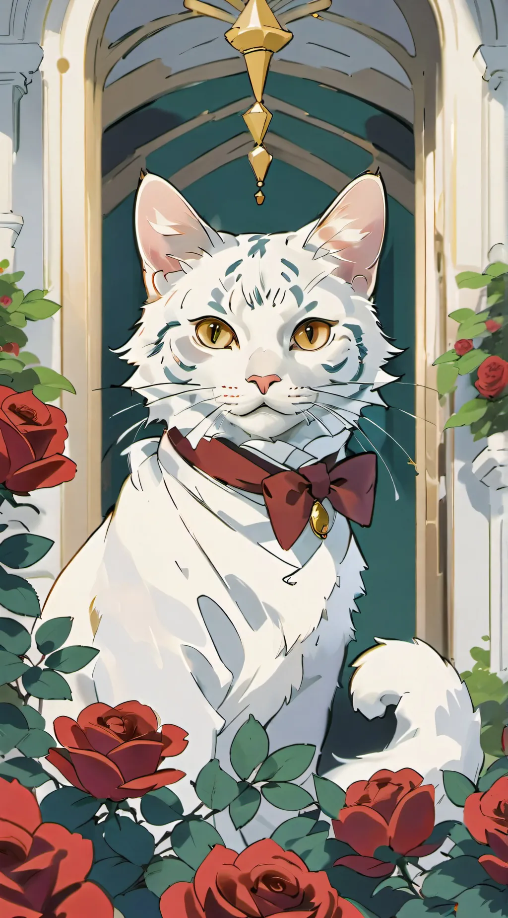 ai character: Glacier background