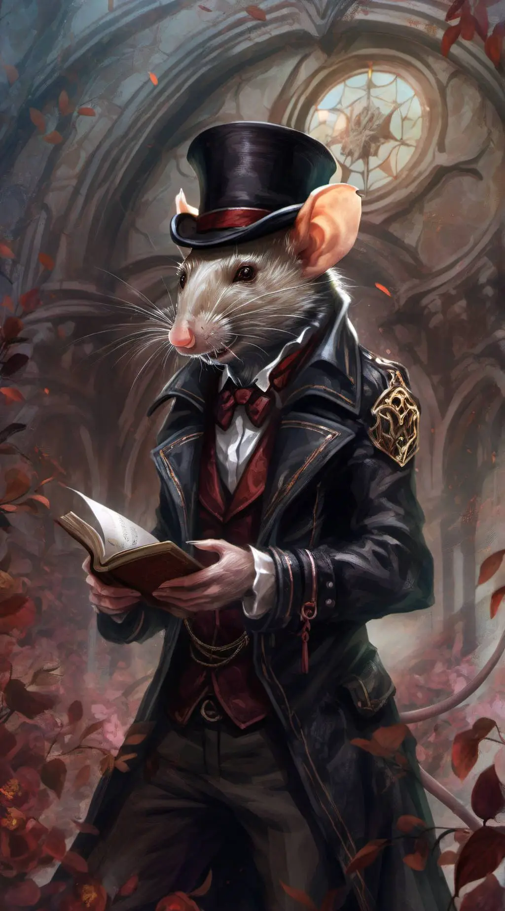 ai character: Sir ratington lll background