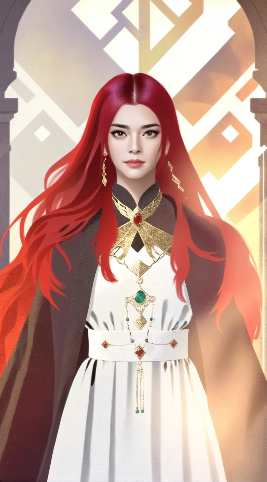 ai character: MIKHA (from BINI) background