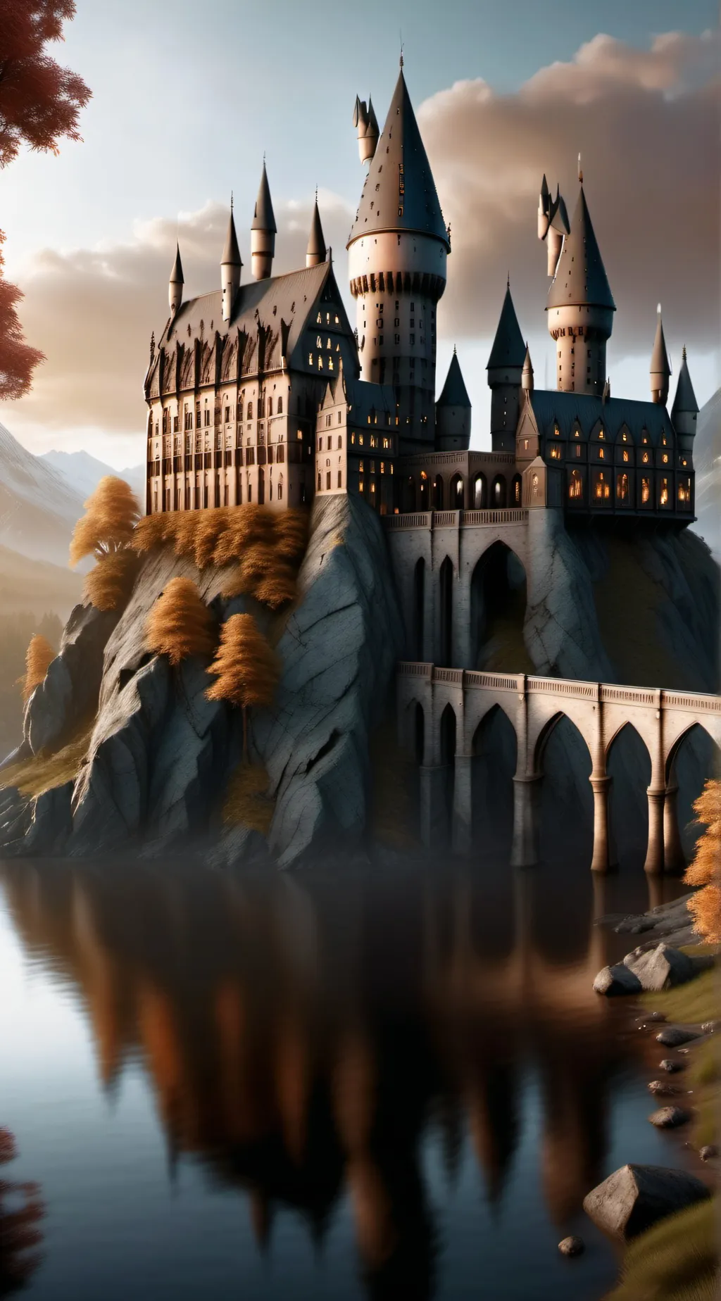 ai character:  hogwarts death background