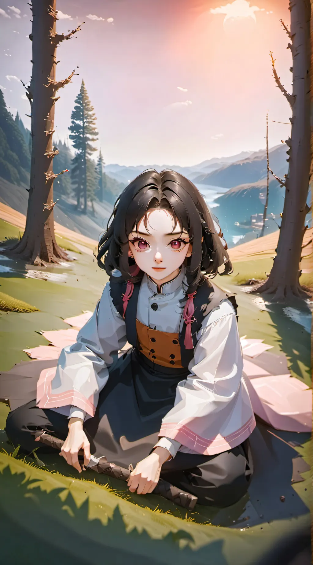 ai character: Akame  background